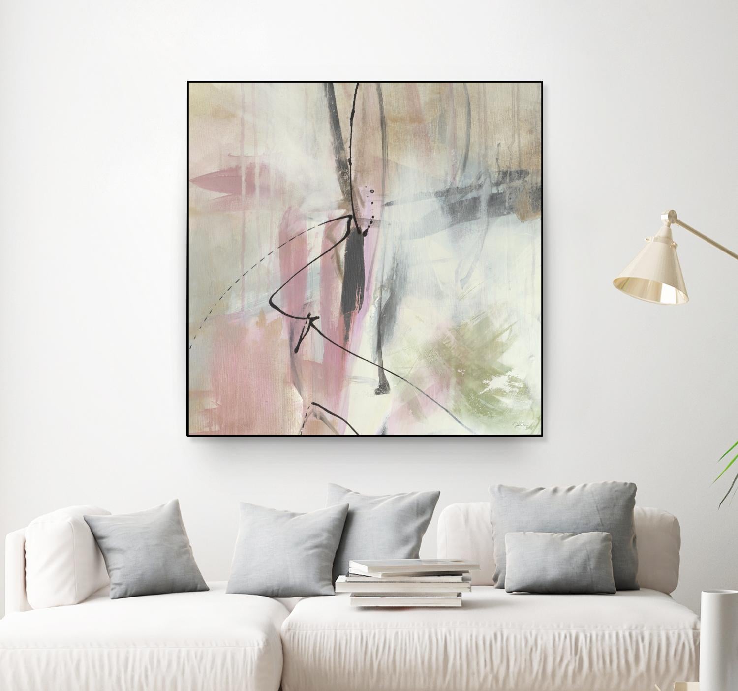 A la mode by Liz Jardine on GIANT ART - beige abstract