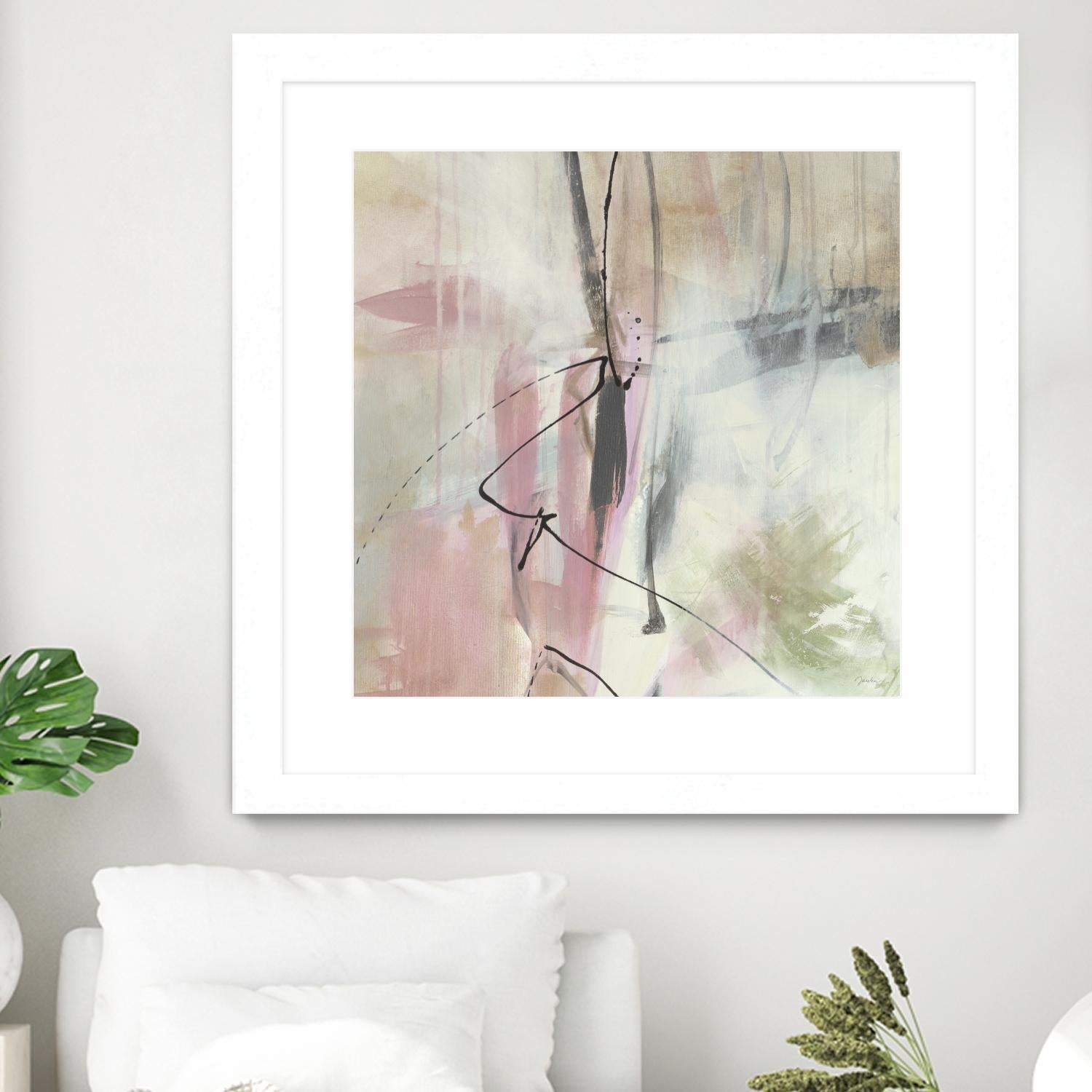 A la mode by Liz Jardine on GIANT ART - beige abstract