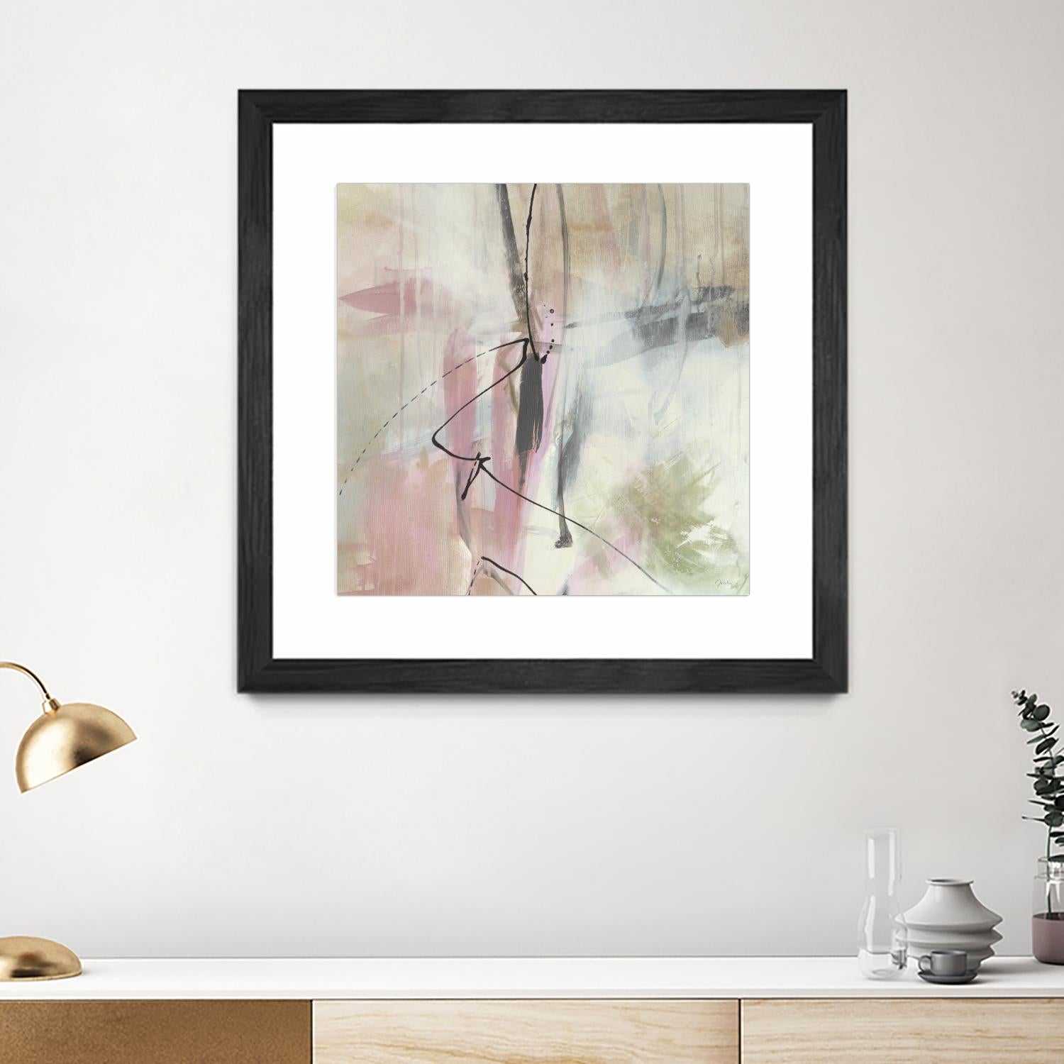 A la mode by Liz Jardine on GIANT ART - beige abstract