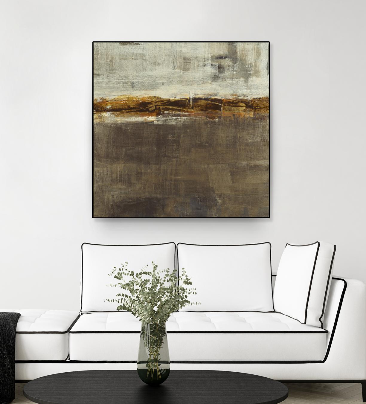 Golden Chain by Liz Jardine on GIANT ART - grey abstract