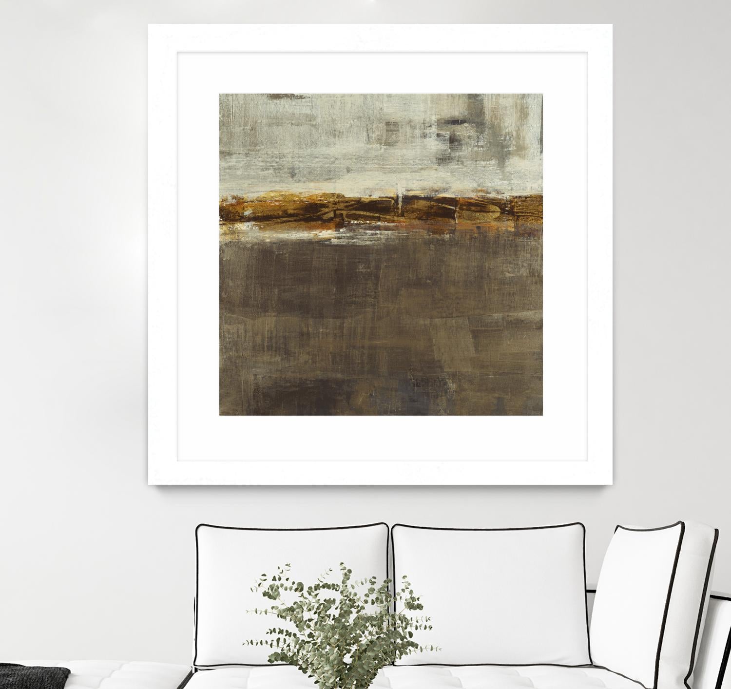 Golden Chain by Liz Jardine on GIANT ART - grey abstract