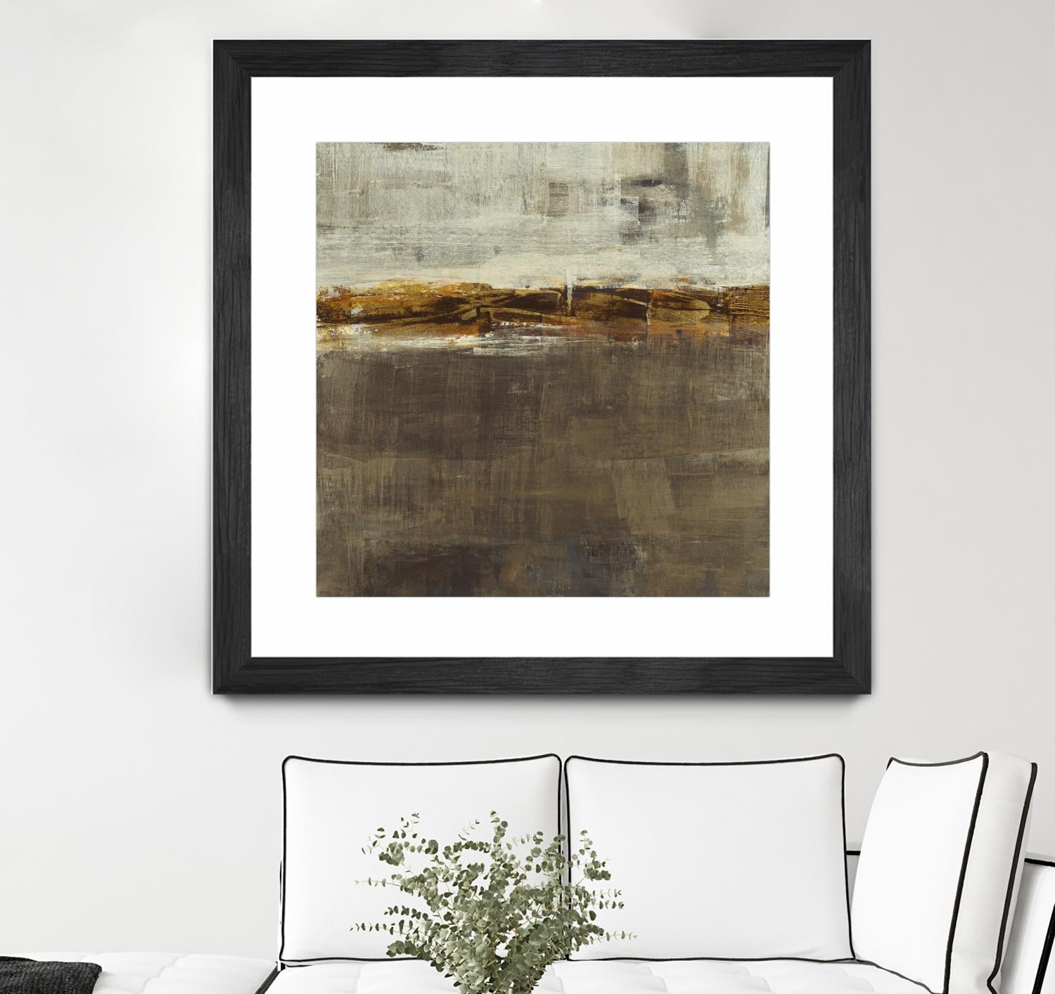 Golden Chain by Liz Jardine on GIANT ART - grey abstract