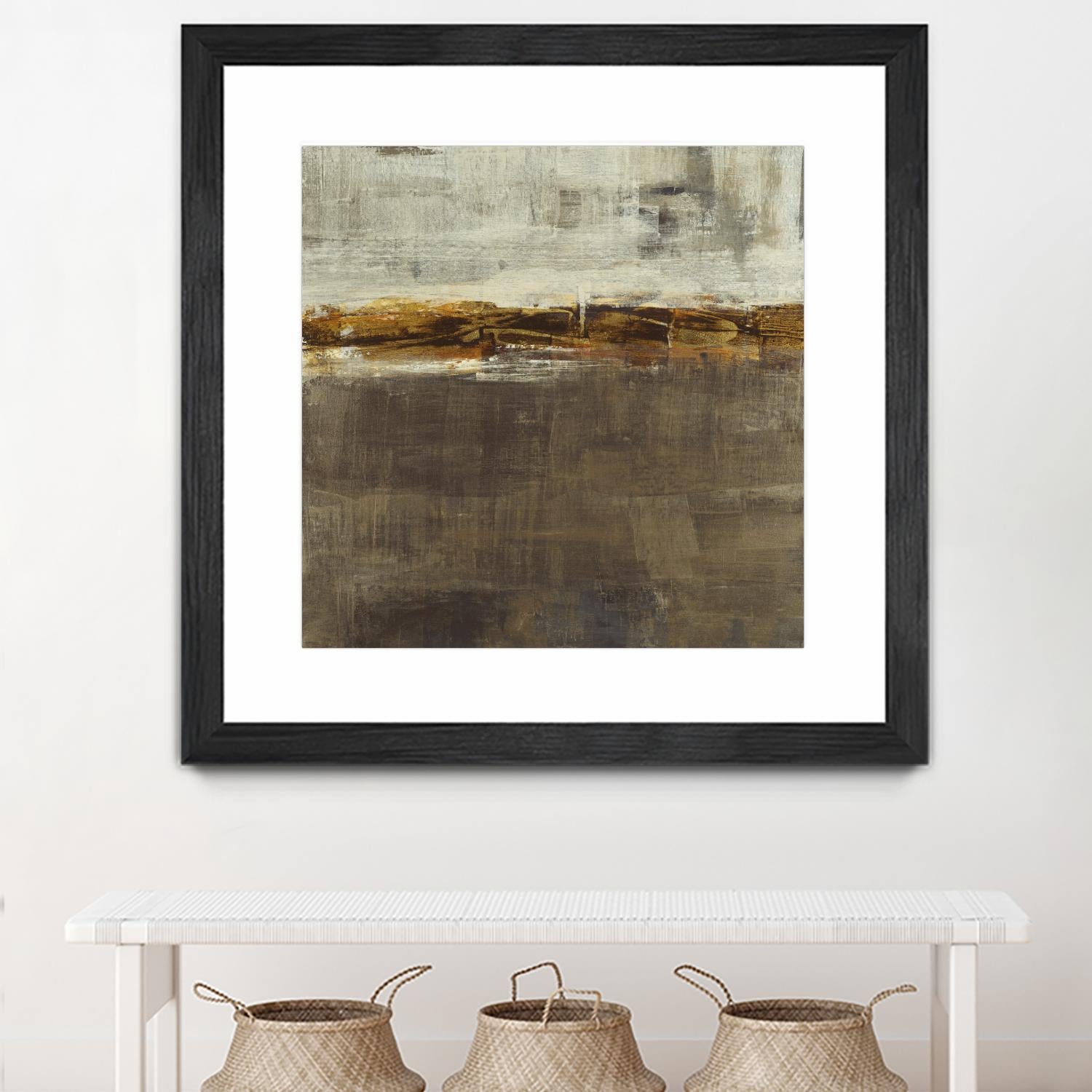 Golden Chain by Liz Jardine on GIANT ART - grey abstract