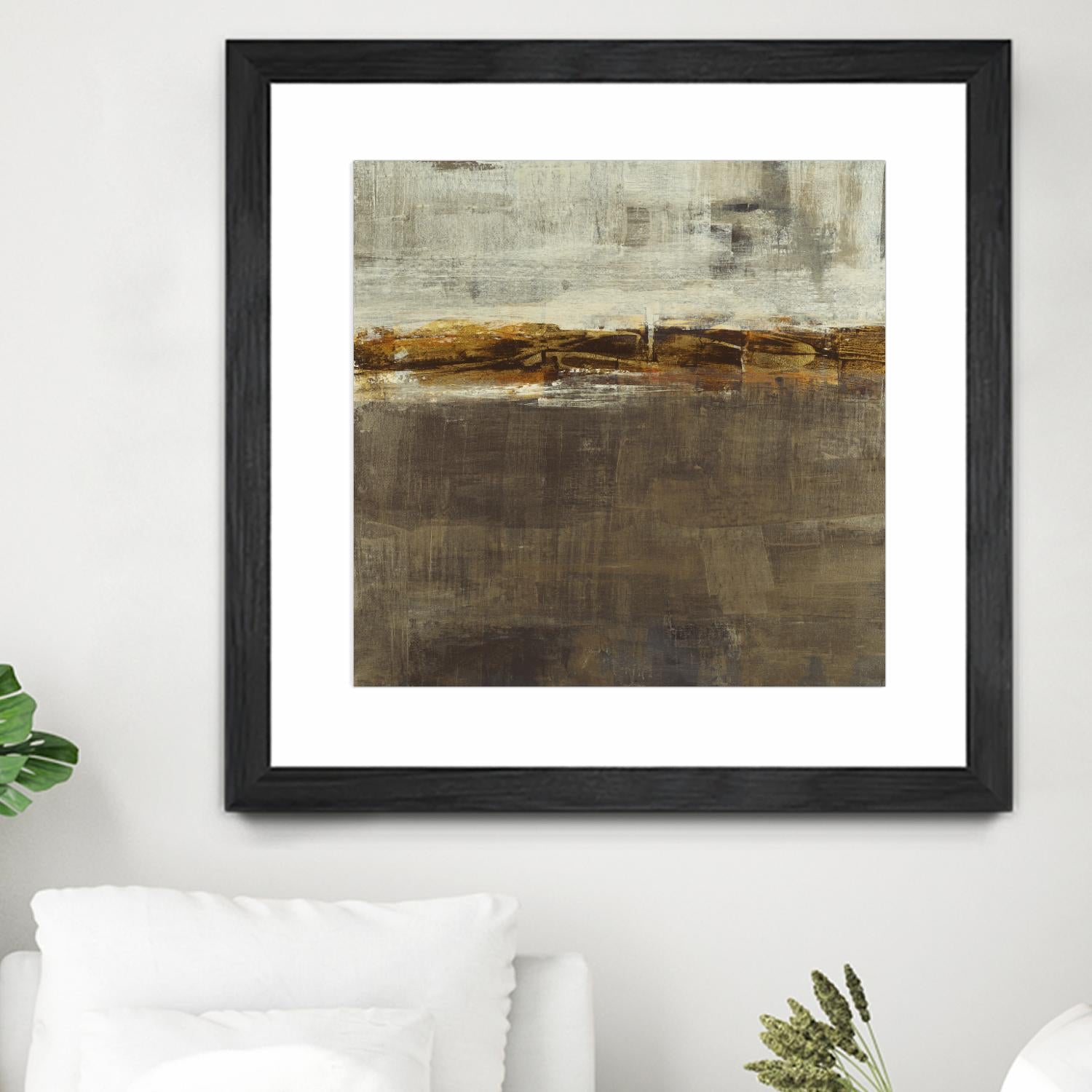 Golden Chain by Liz Jardine on GIANT ART - grey abstract