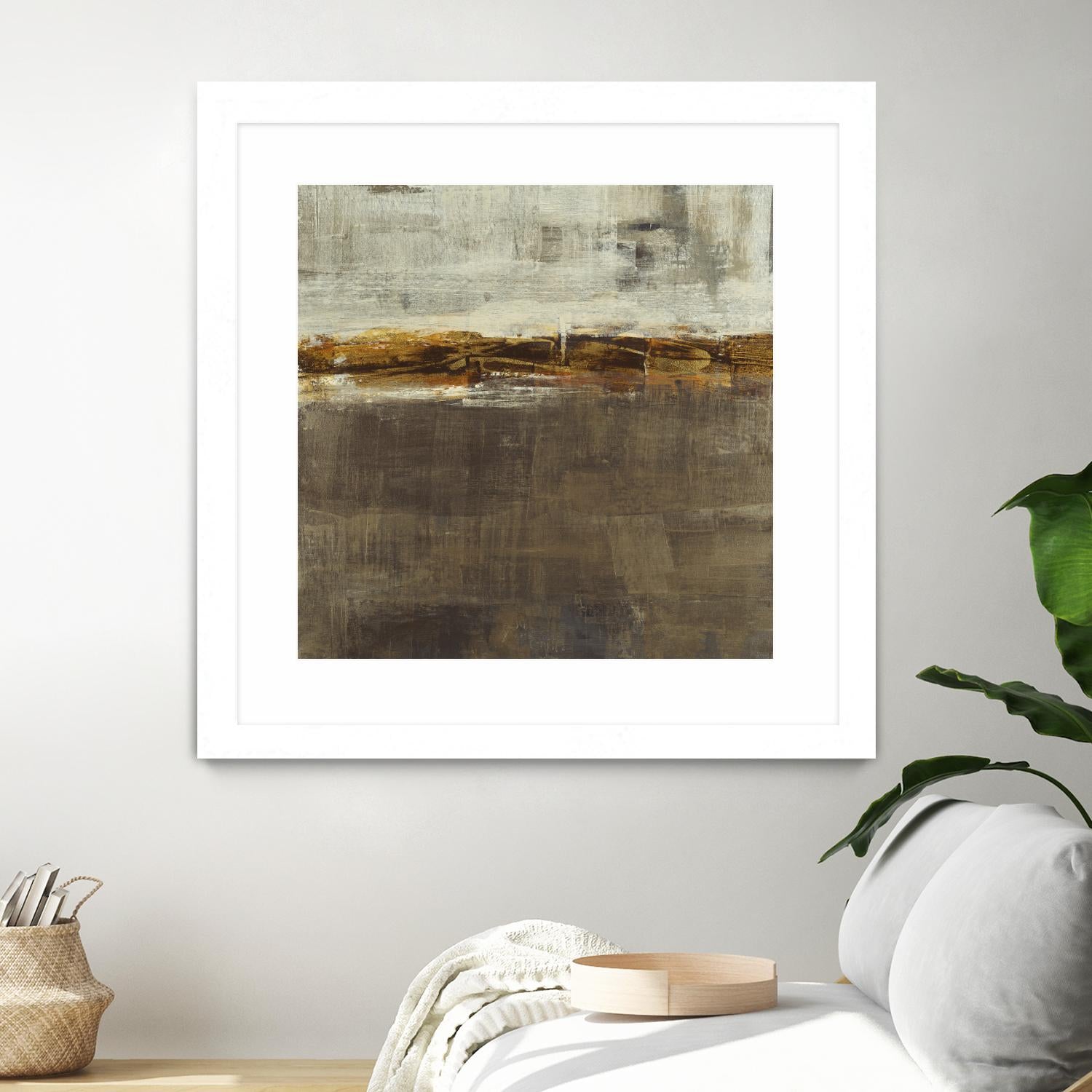 Golden Chain by Liz Jardine on GIANT ART - grey abstract