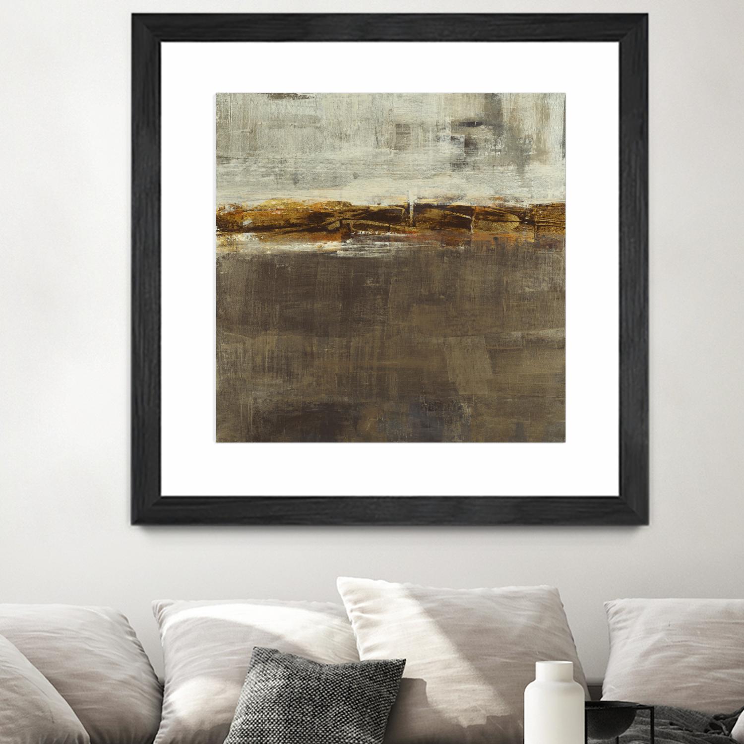 Golden Chain by Liz Jardine on GIANT ART - grey abstract