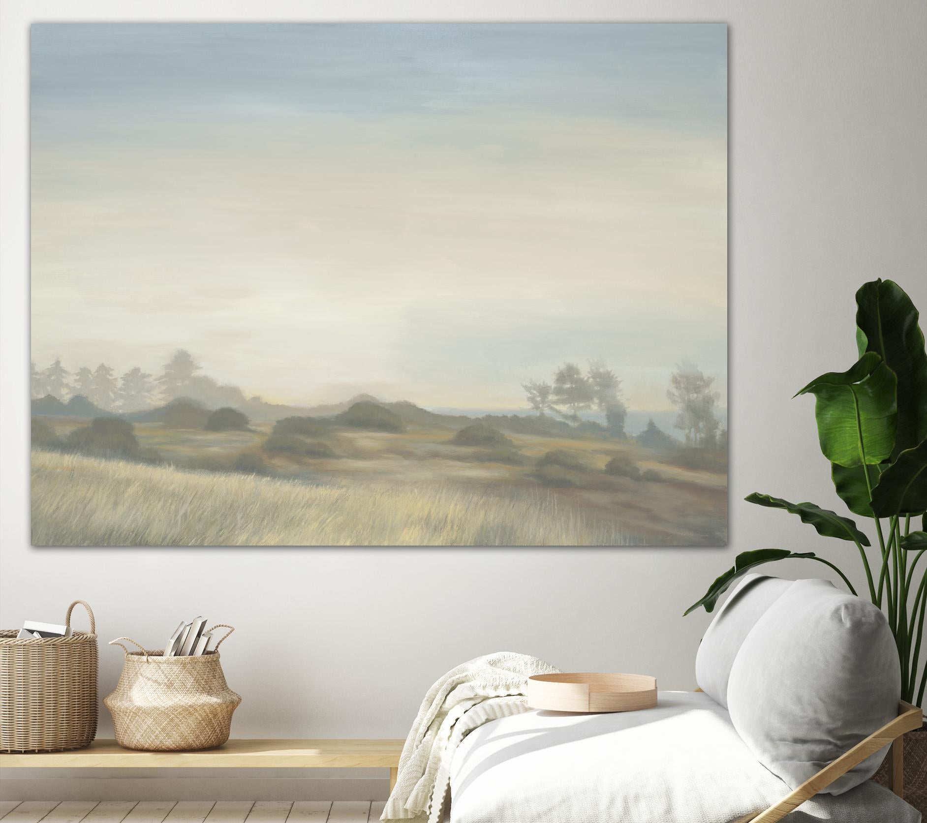 Waves Of Grain by Liz Jardine on GIANT ART - browns scenic, traditional landscapes