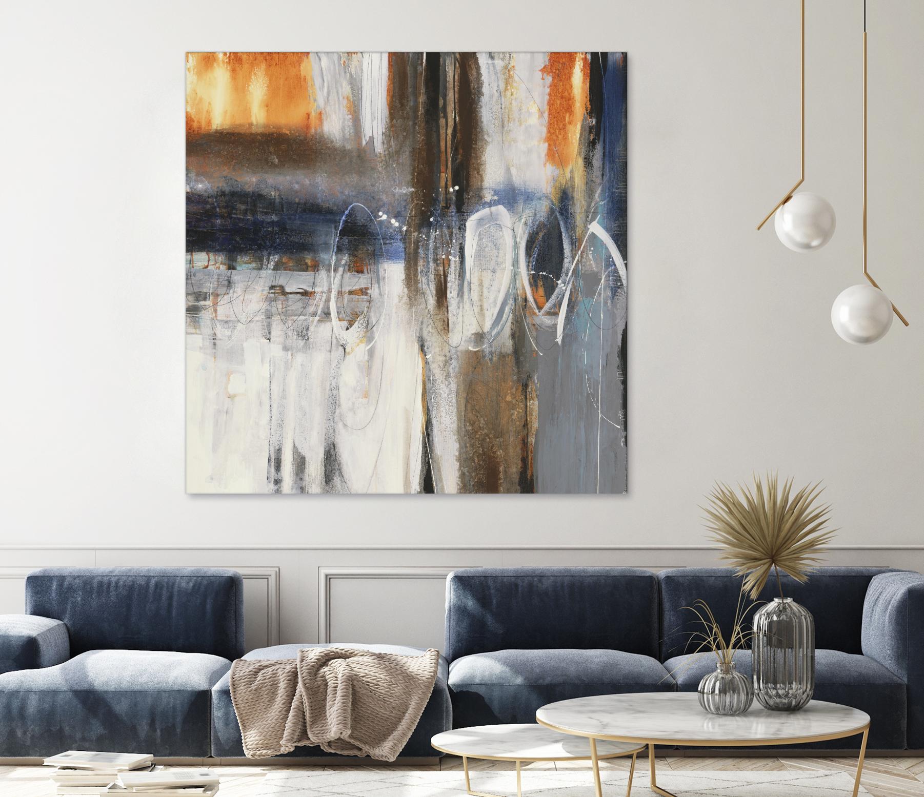 Back to the Future by Liz Jardine on GIANT ART - browns abstract