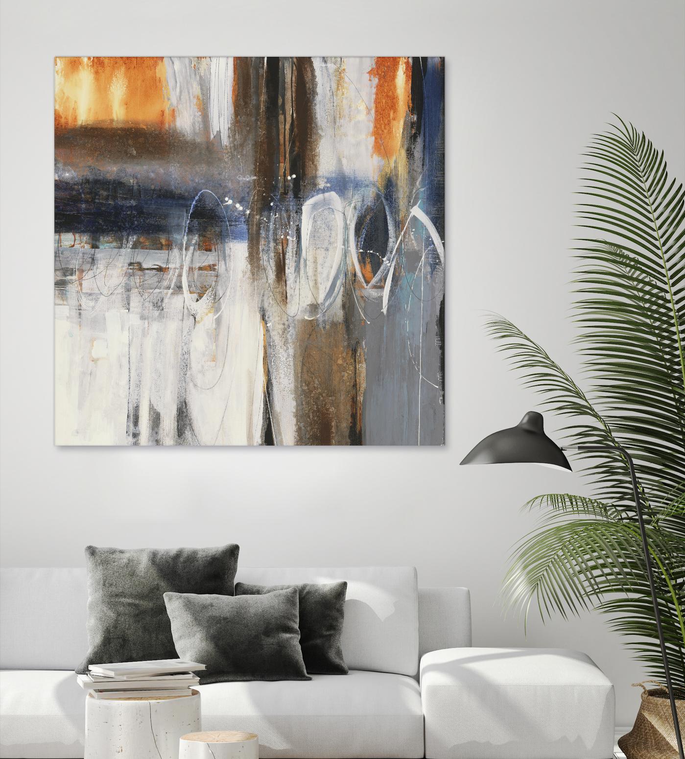 Back to the Future by Liz Jardine on GIANT ART - browns abstract