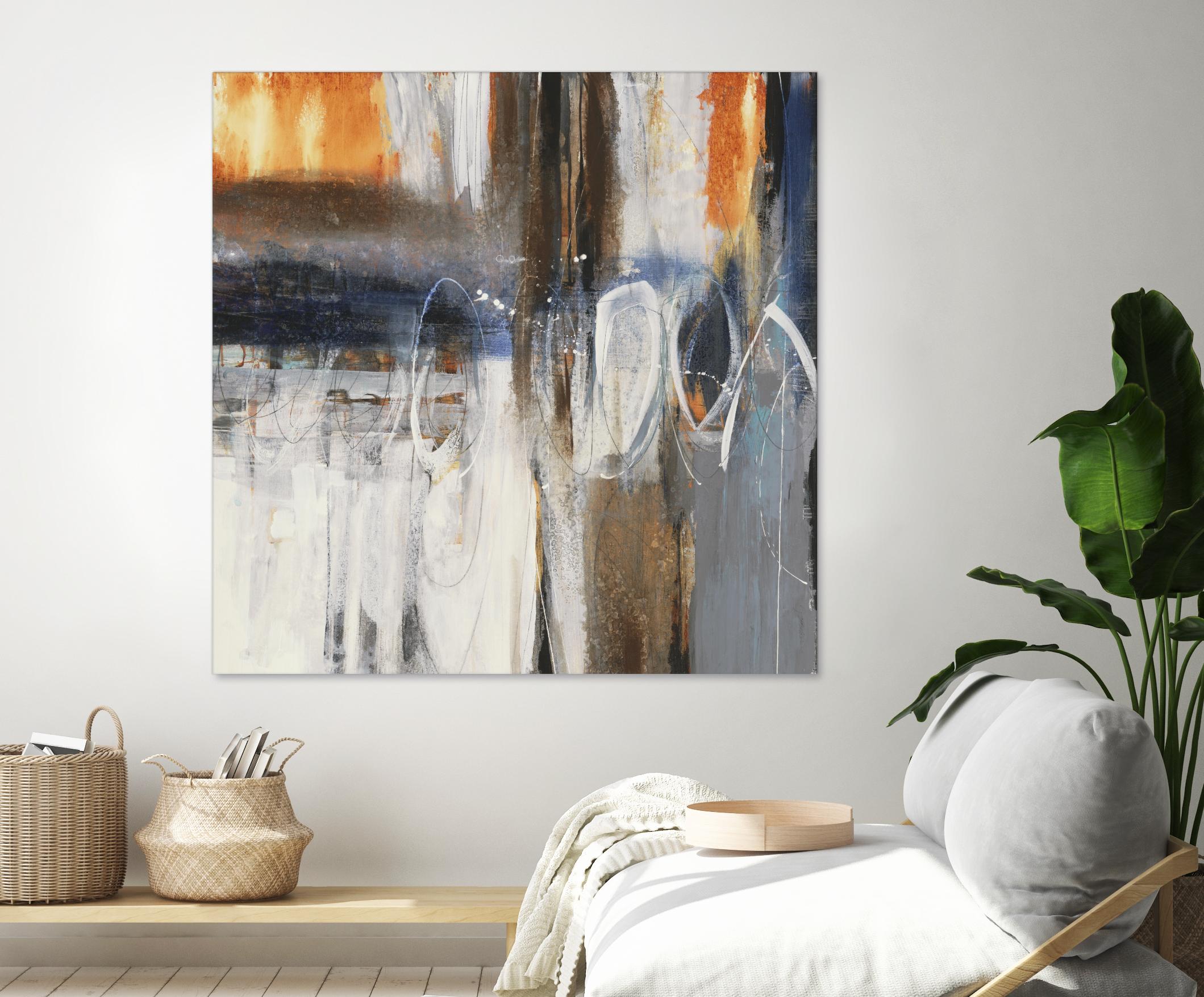 Back to the Future by Liz Jardine on GIANT ART - browns abstract