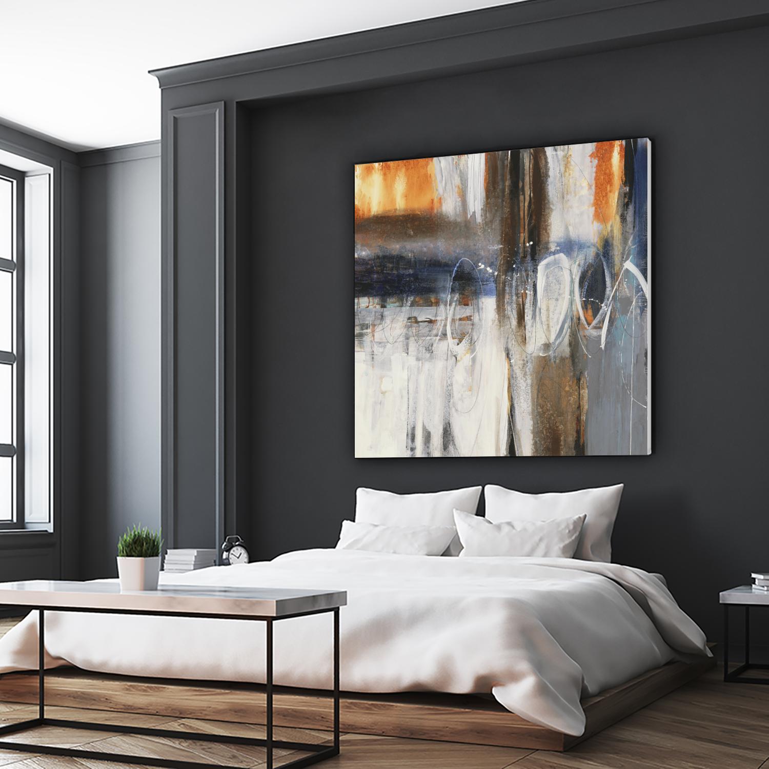 Back to the Future by Liz Jardine on GIANT ART - browns abstract