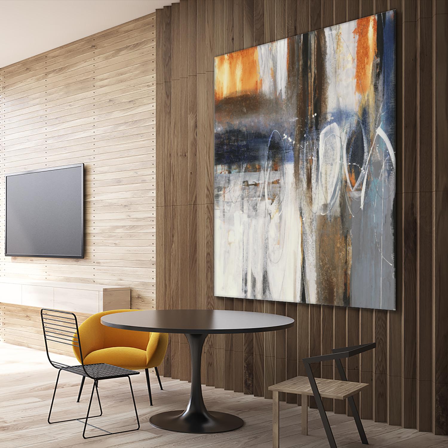 Back to the Future by Liz Jardine on GIANT ART - browns abstract