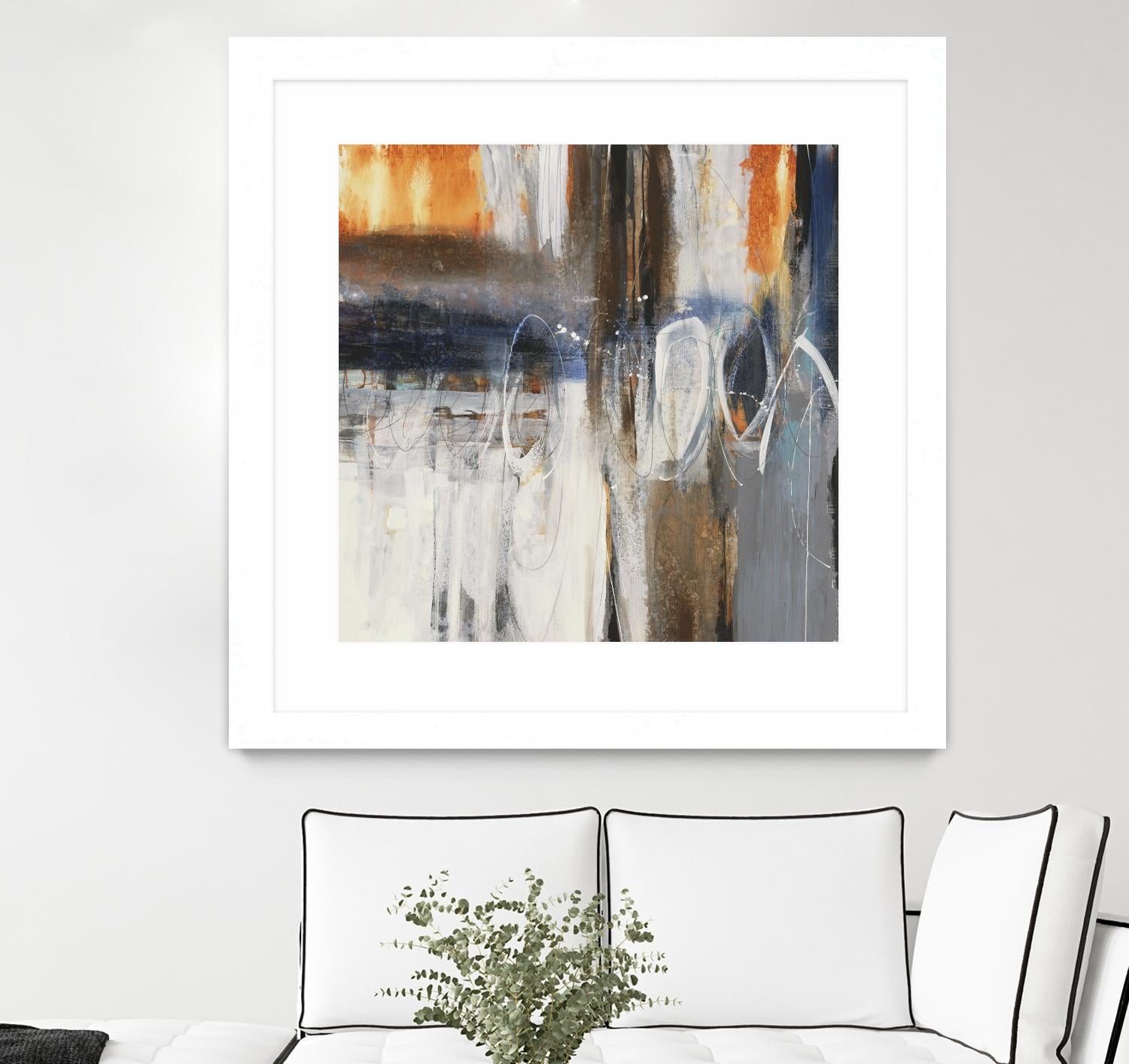 Back to the Future by Liz Jardine on GIANT ART - browns abstract