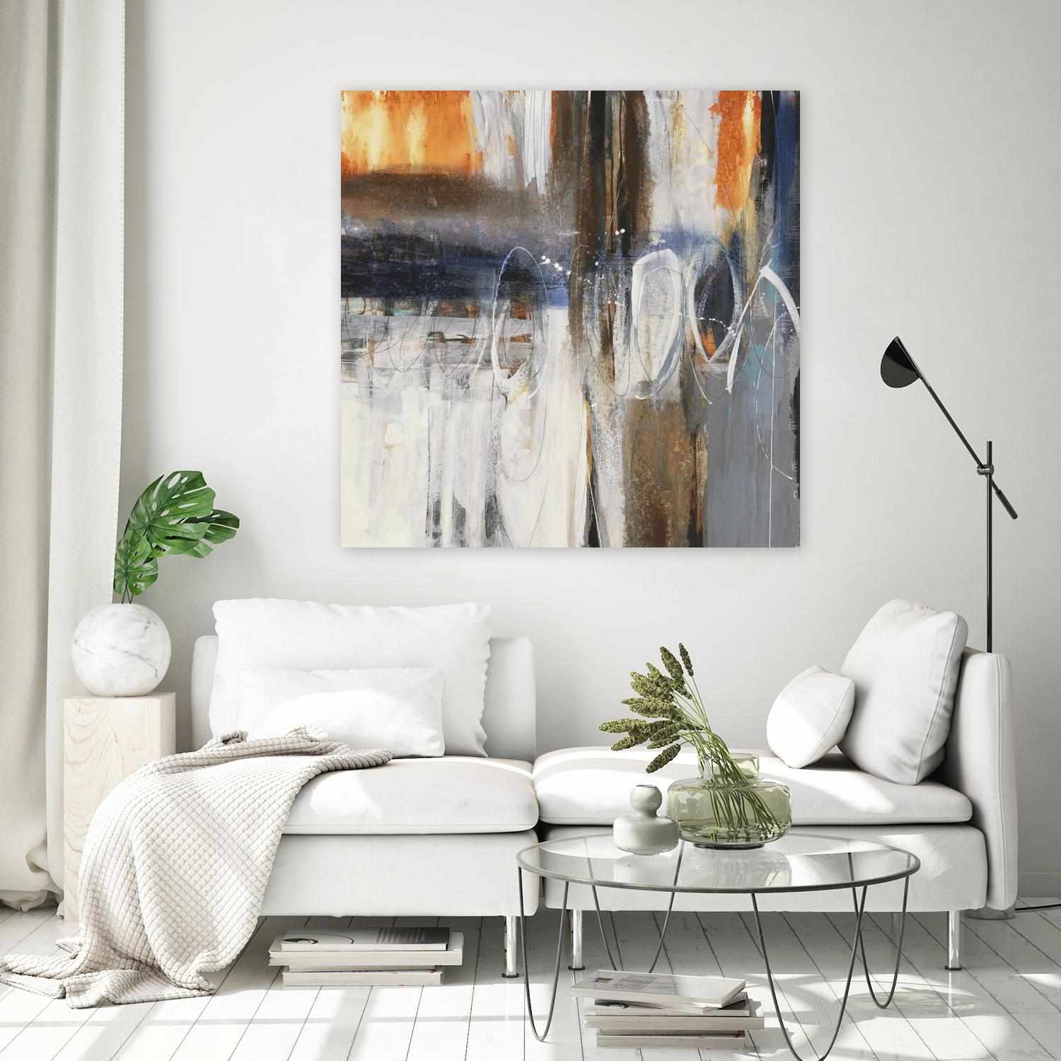 Back to the Future by Liz Jardine on GIANT ART - browns abstract