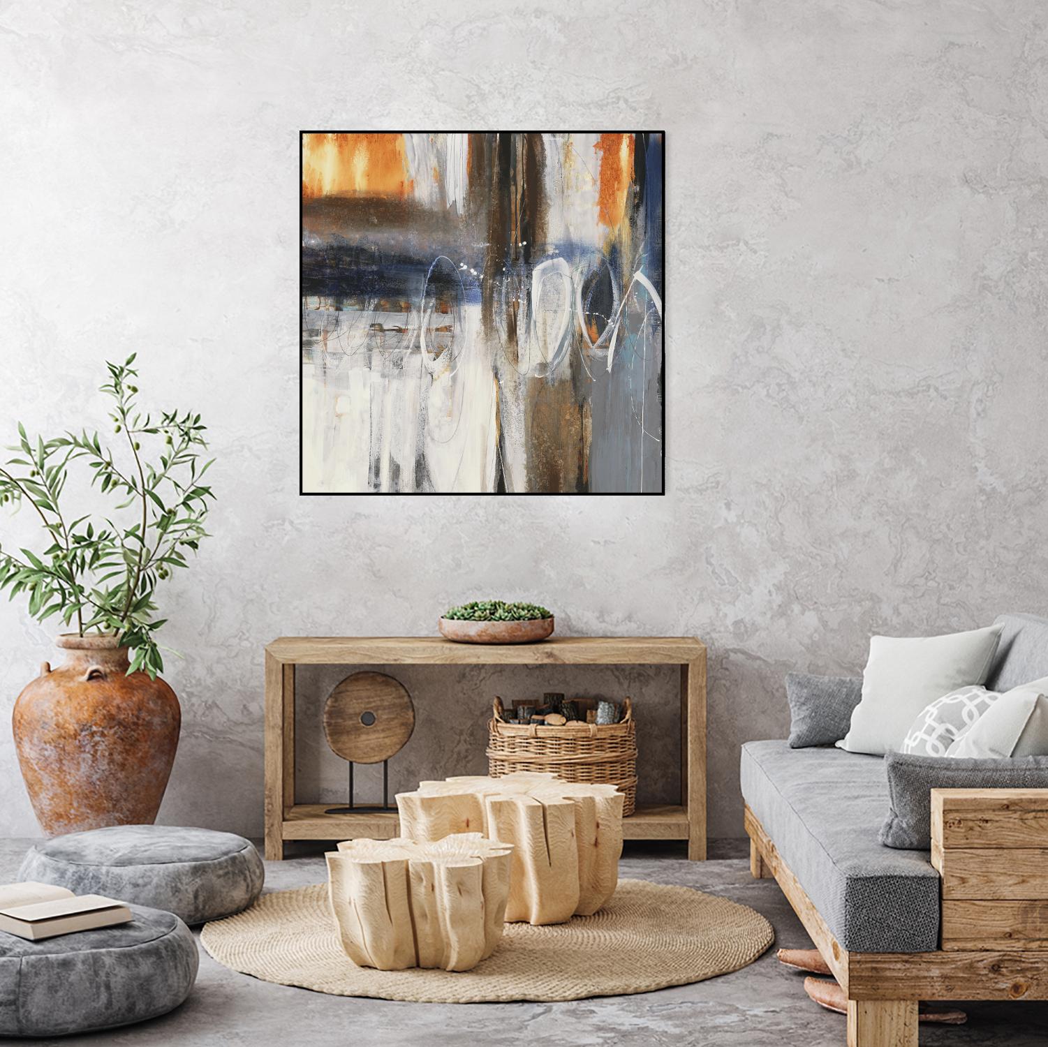 Back to the Future by Liz Jardine on GIANT ART - browns abstract