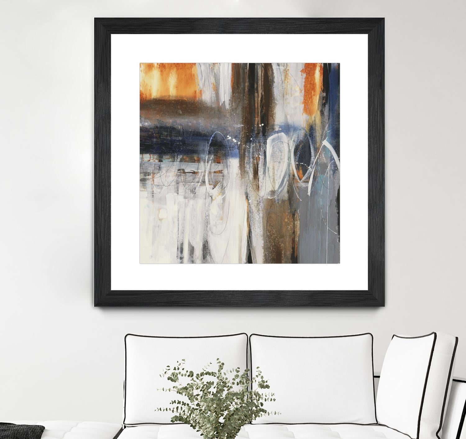 Back to the Future by Liz Jardine on GIANT ART - browns abstract