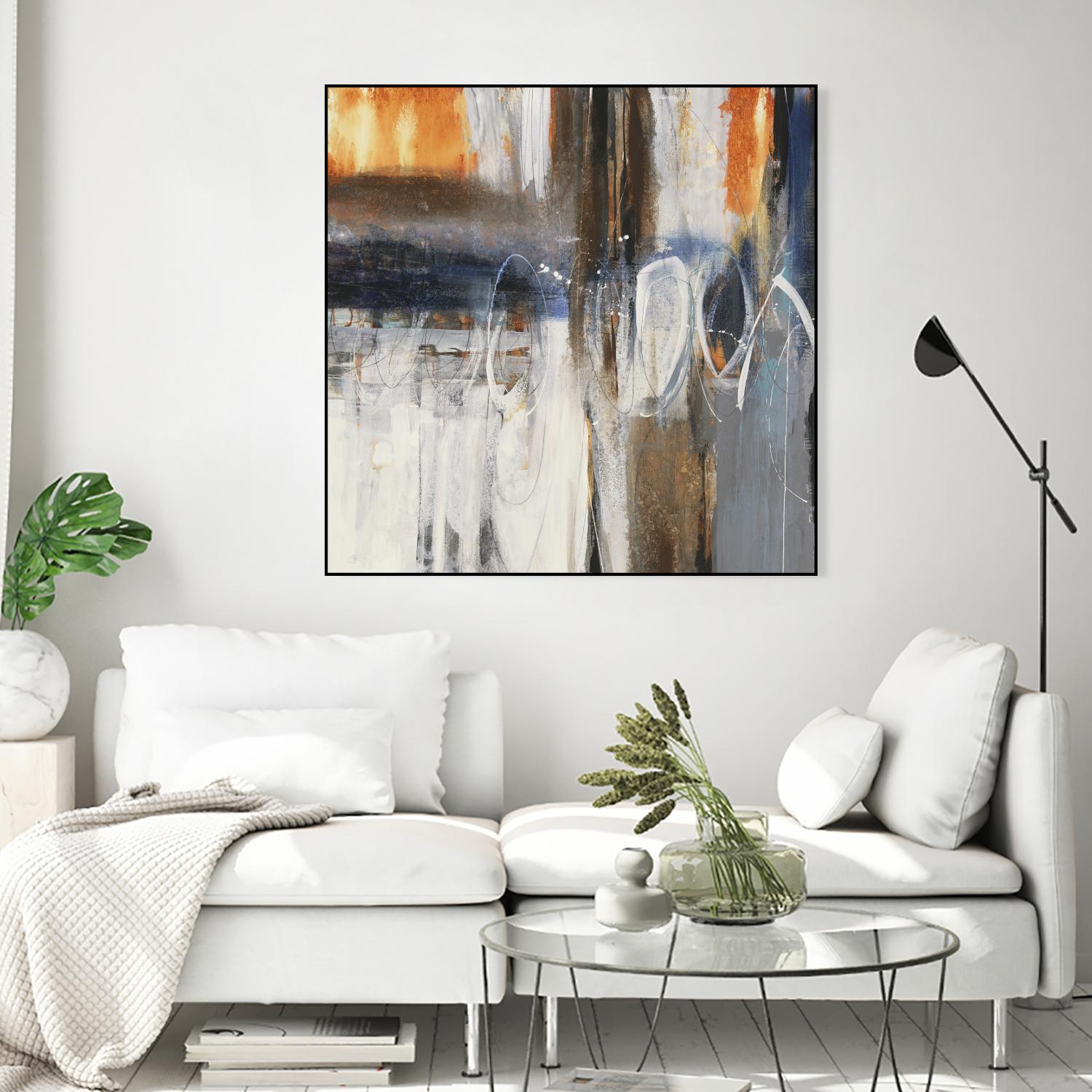 Back to the Future by Liz Jardine on GIANT ART - browns abstract