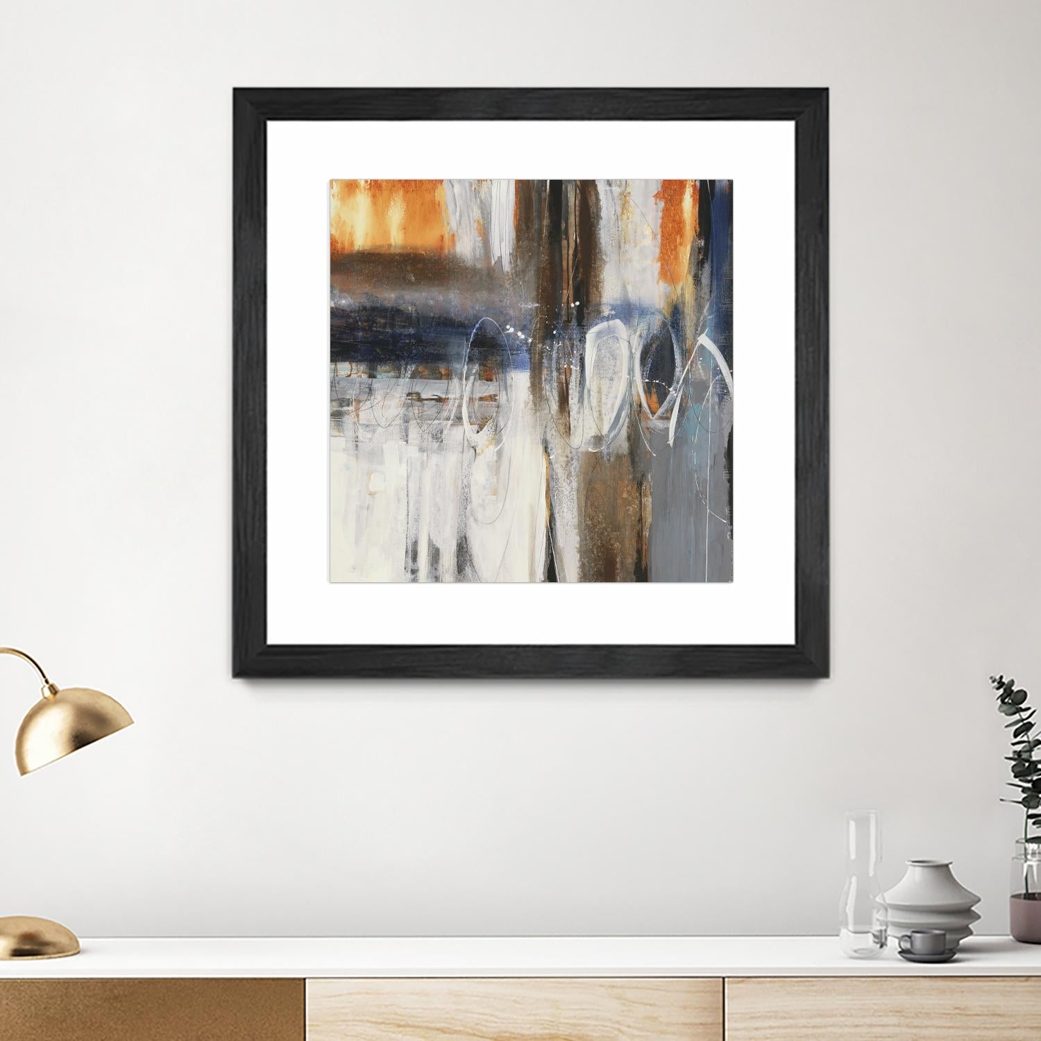 Back to the Future by Liz Jardine on GIANT ART - browns abstract