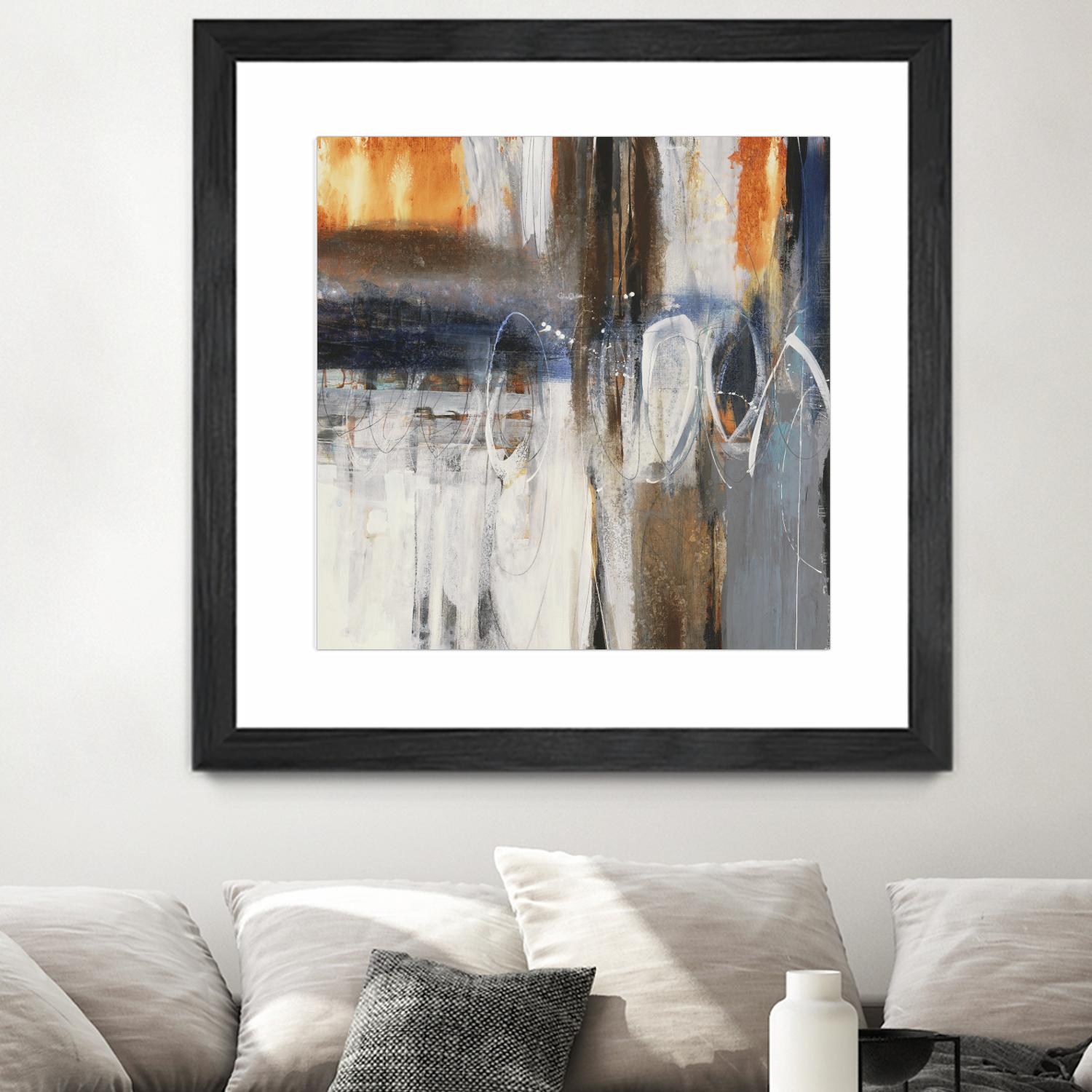 Back to the Future by Liz Jardine on GIANT ART - browns abstract