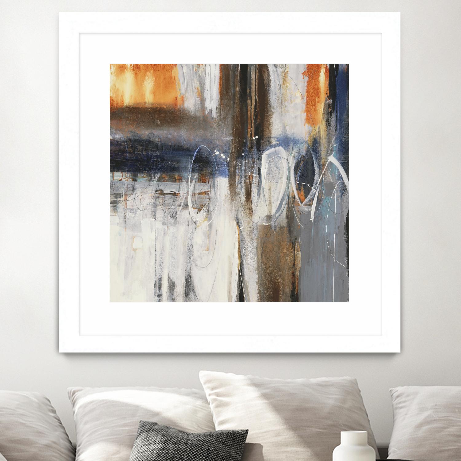 Back to the Future by Liz Jardine on GIANT ART - browns abstract