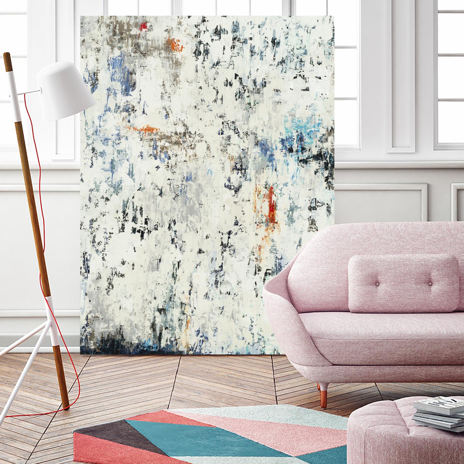 Equilibrium by Liz Jardine on GIANT ART - whites & creams abstract