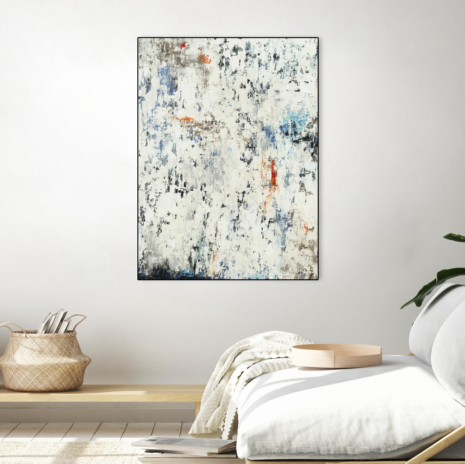 Equilibrium by Liz Jardine on GIANT ART - whites & creams abstract