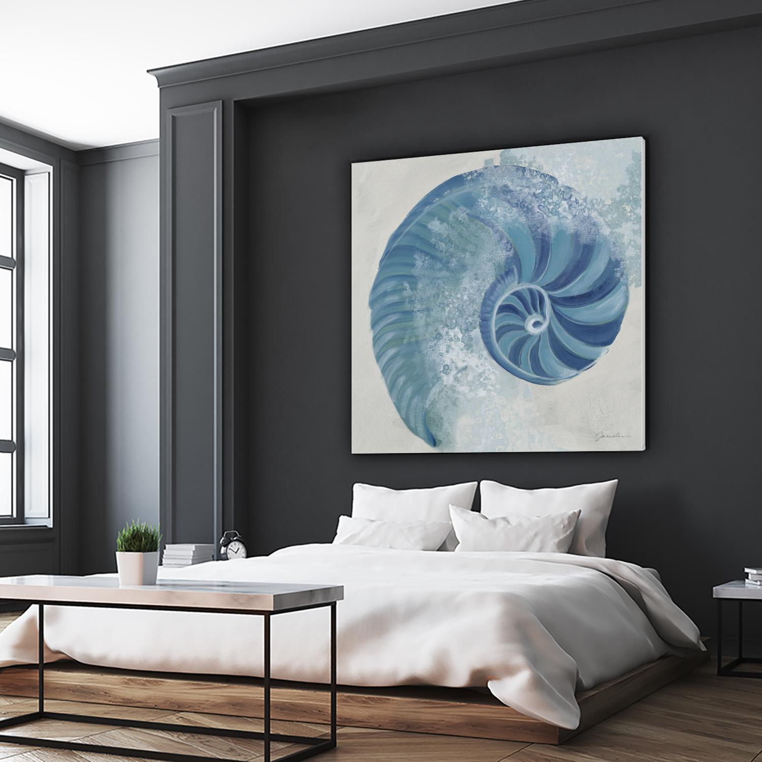 Sea Foam IV V1 by Liz Jardine on GIANT ART - blues sea life