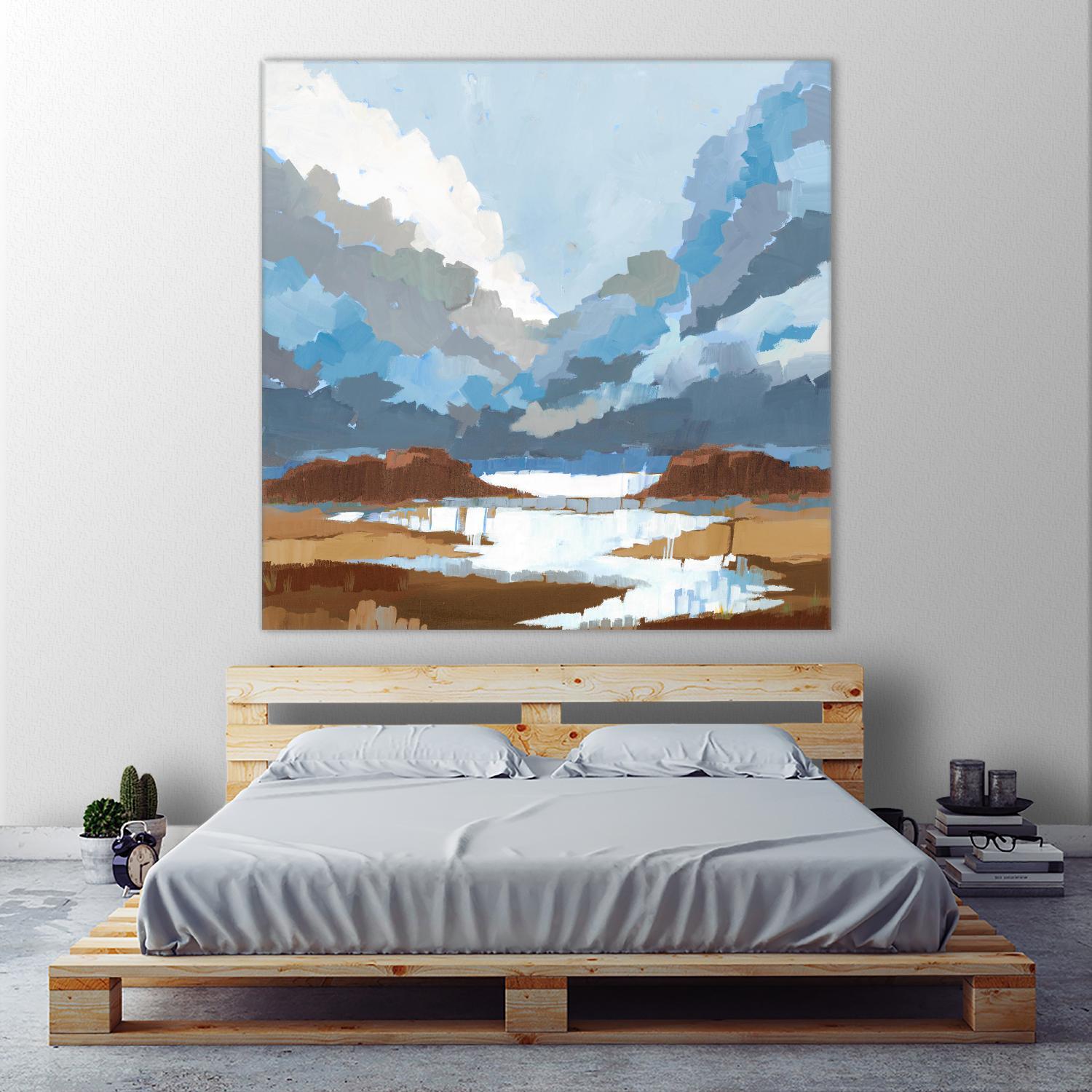 High Altitude V7 by Liz Jardine on GIANT ART - blues scenic clouds