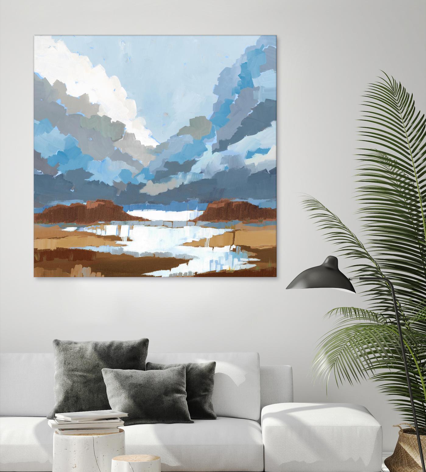 High Altitude V7 by Liz Jardine on GIANT ART - blues scenic clouds
