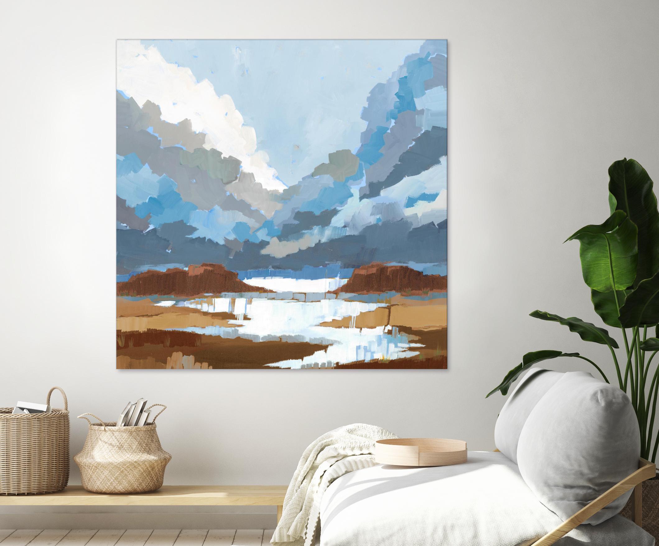 High Altitude V7 by Liz Jardine on GIANT ART - blues scenic clouds