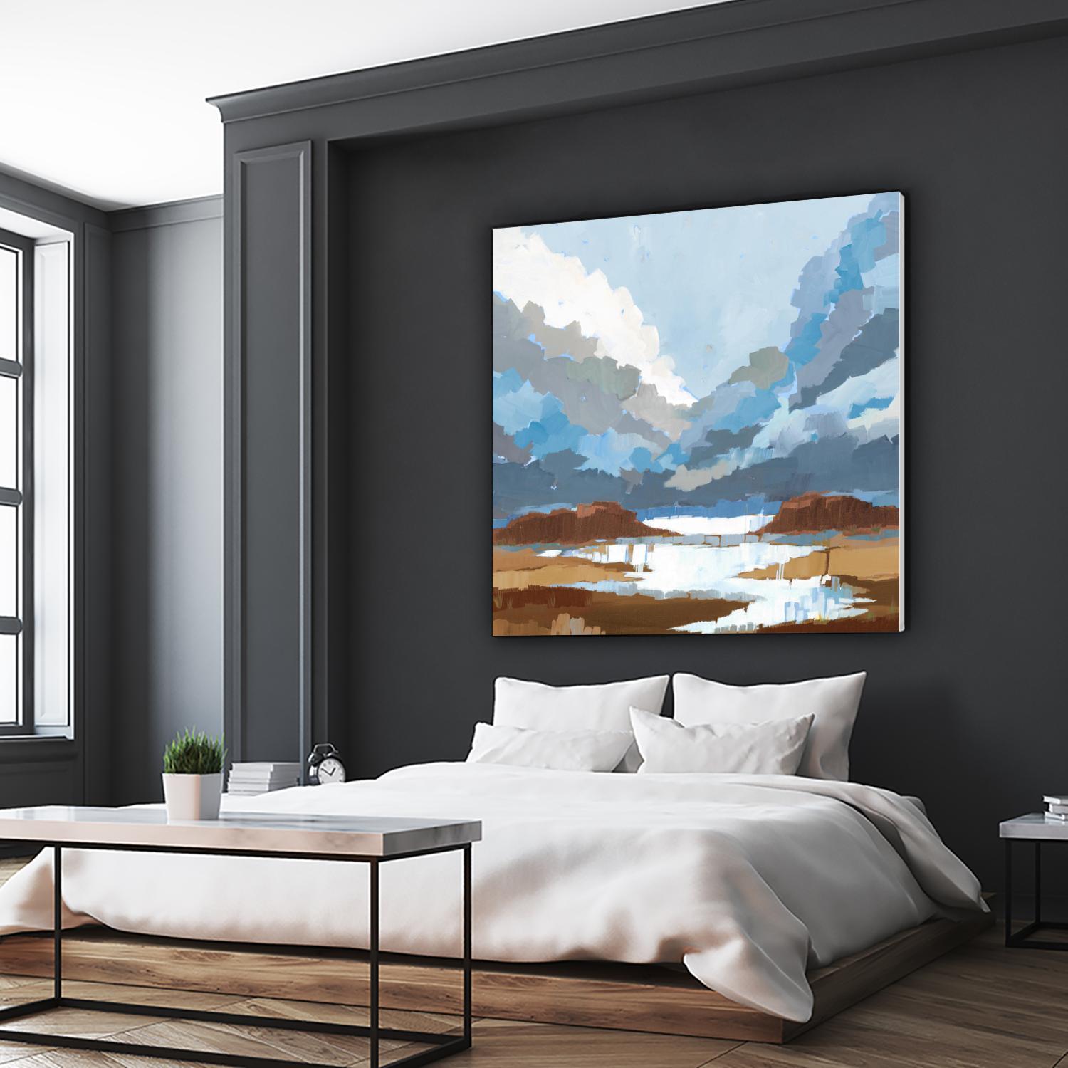 High Altitude V7 by Liz Jardine on GIANT ART - blues scenic clouds