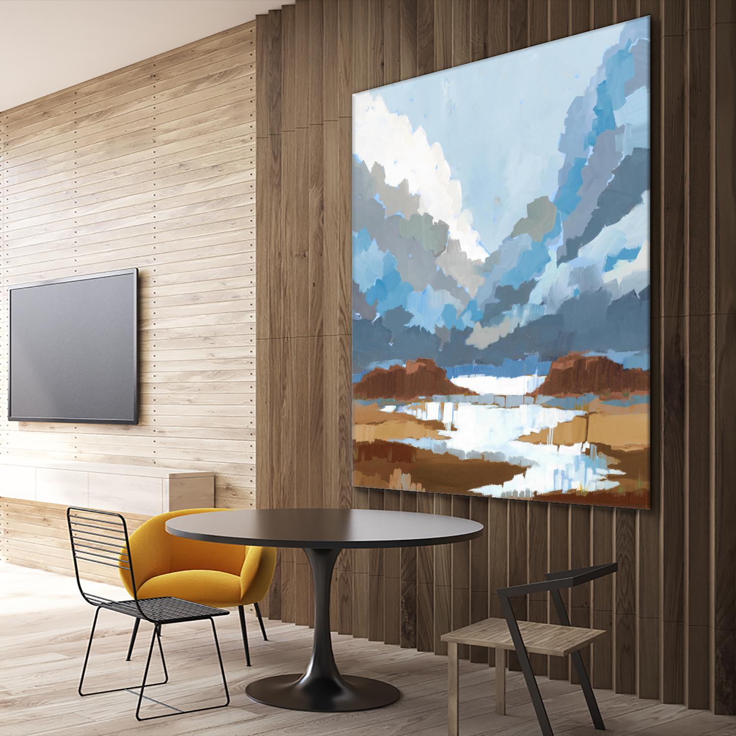 High Altitude V7 by Liz Jardine on GIANT ART - blues scenic clouds