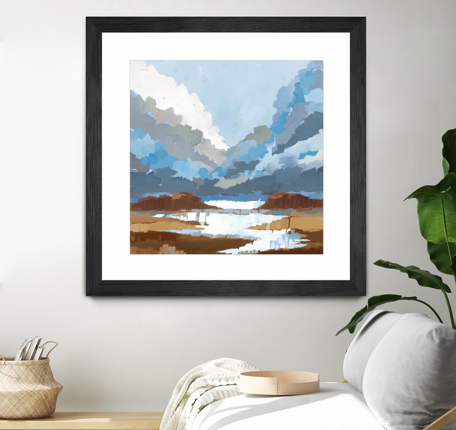 High Altitude V7 by Liz Jardine on GIANT ART - blues scenic clouds