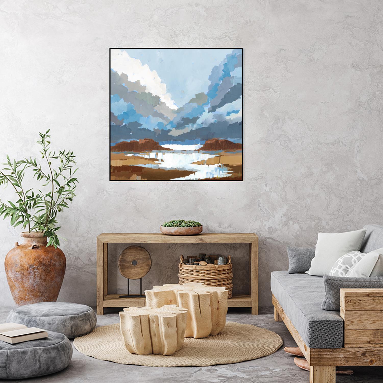 High Altitude V7 by Liz Jardine on GIANT ART - blues scenic clouds