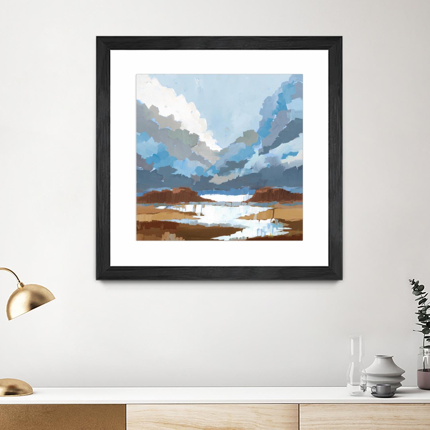 High Altitude V7 by Liz Jardine on GIANT ART - blues scenic clouds