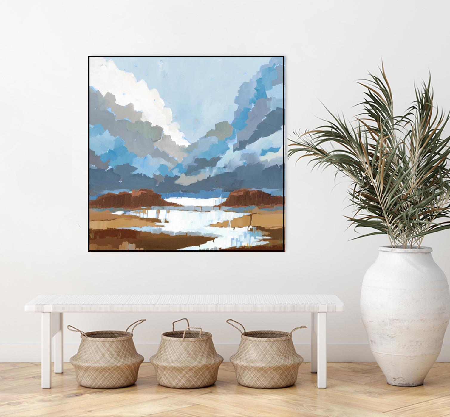 High Altitude V7 by Liz Jardine on GIANT ART - blues scenic clouds