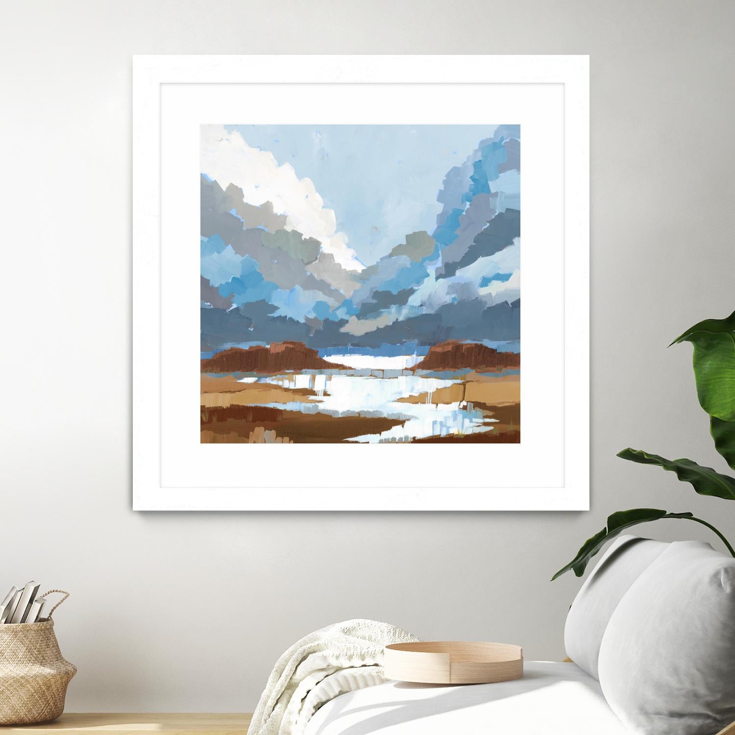 High Altitude V7 by Liz Jardine on GIANT ART - blues scenic clouds