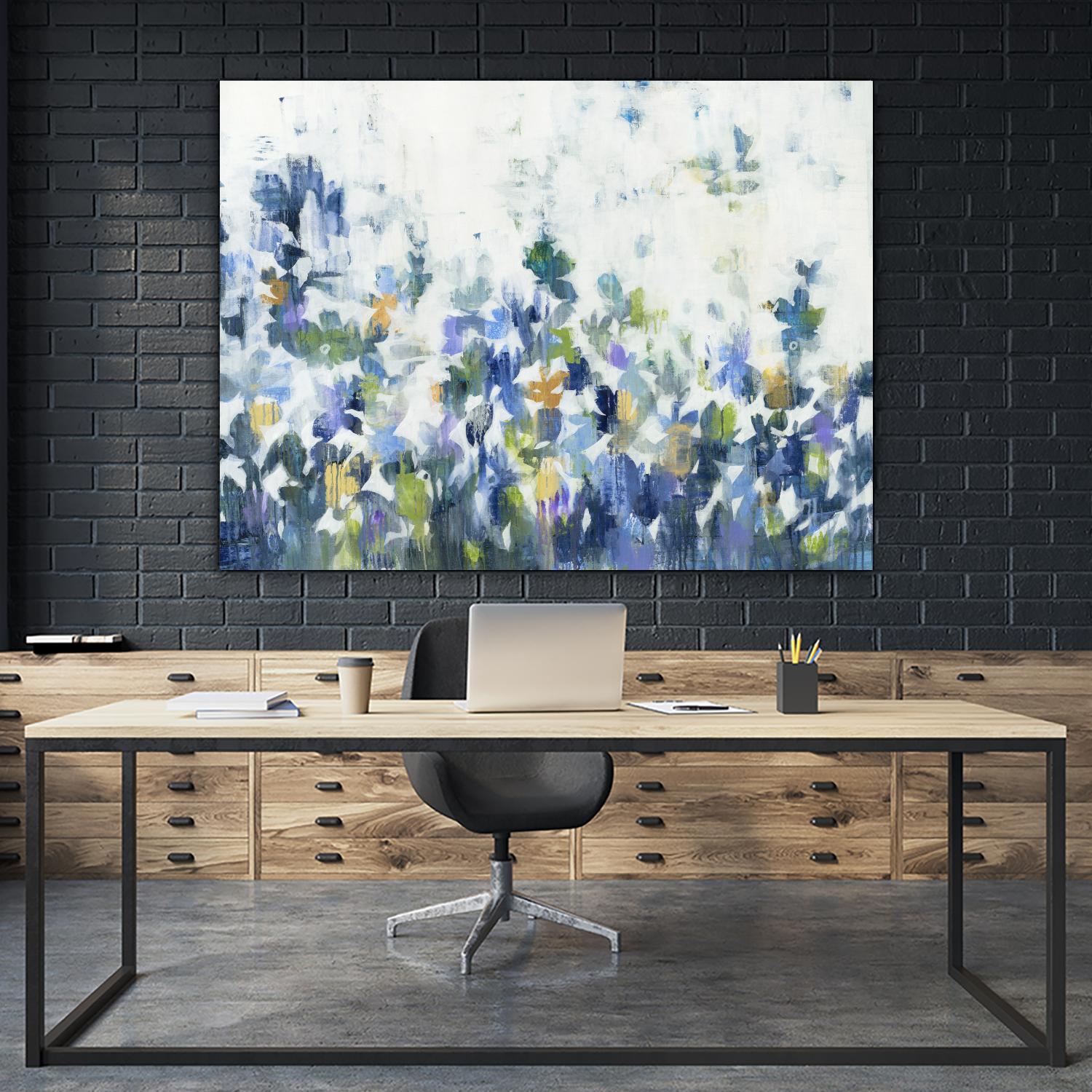 Pure Poetry by Liz Jardine on GIANT ART - abstracted florals