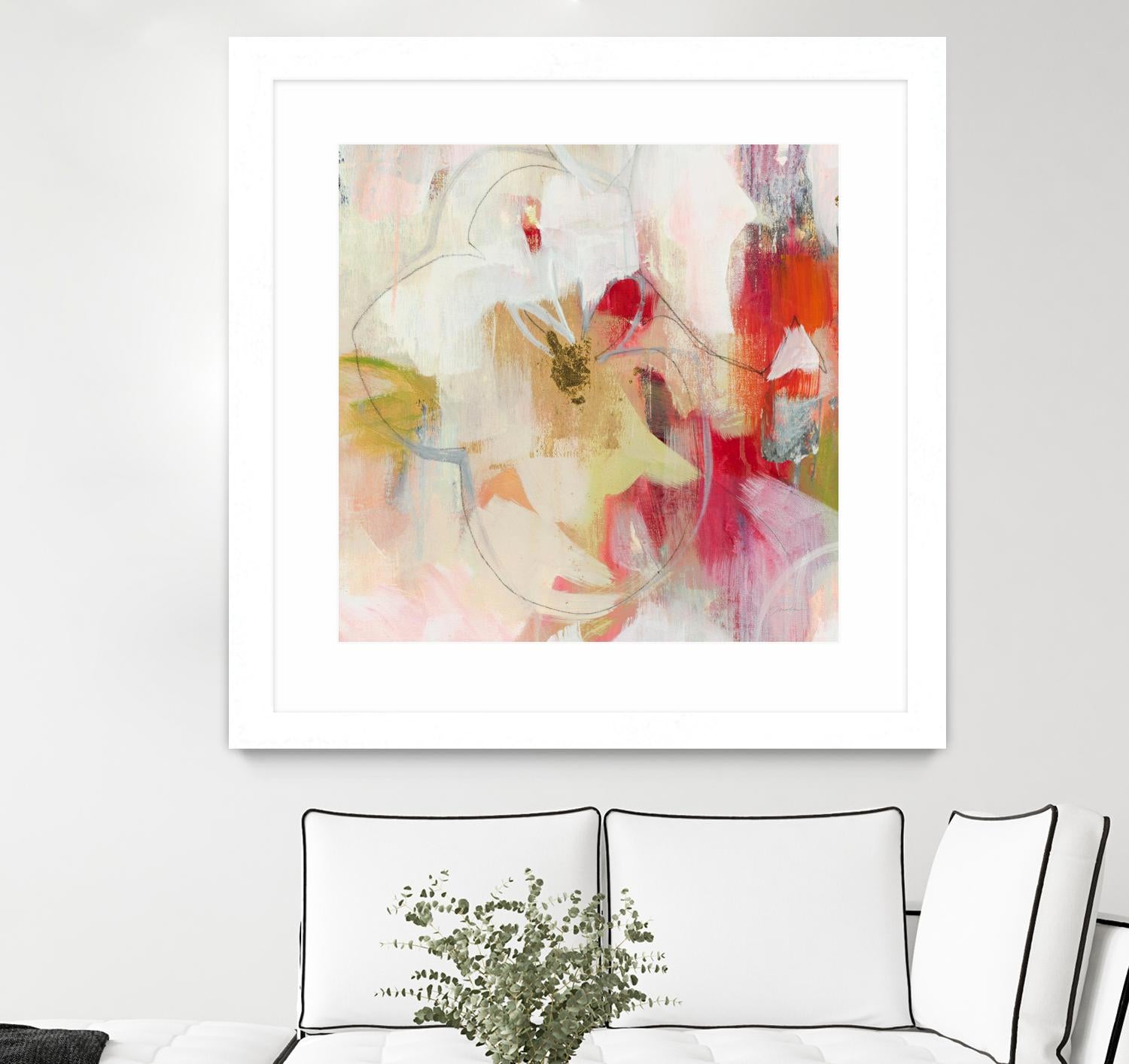 Fresh Start V5 by Liz Jardine on GIANT ART - whites & creams abstract white