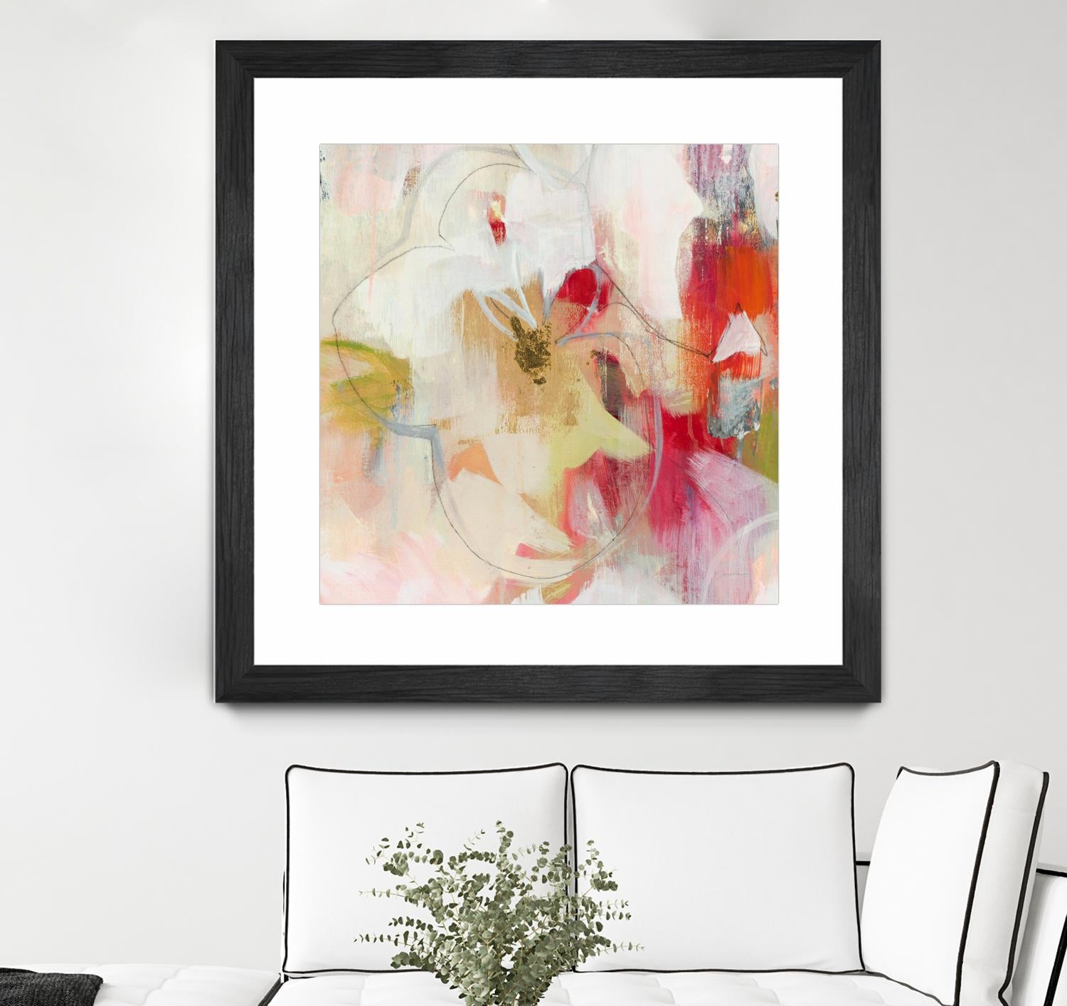 Fresh Start V5 by Liz Jardine on GIANT ART - whites & creams abstract white