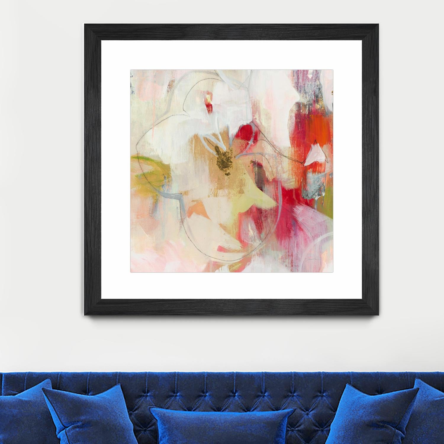 Fresh Start V5 by Liz Jardine on GIANT ART - whites & creams abstract white