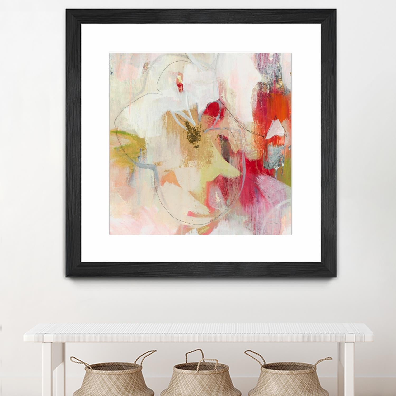 Fresh Start V5 by Liz Jardine on GIANT ART - whites & creams abstract white