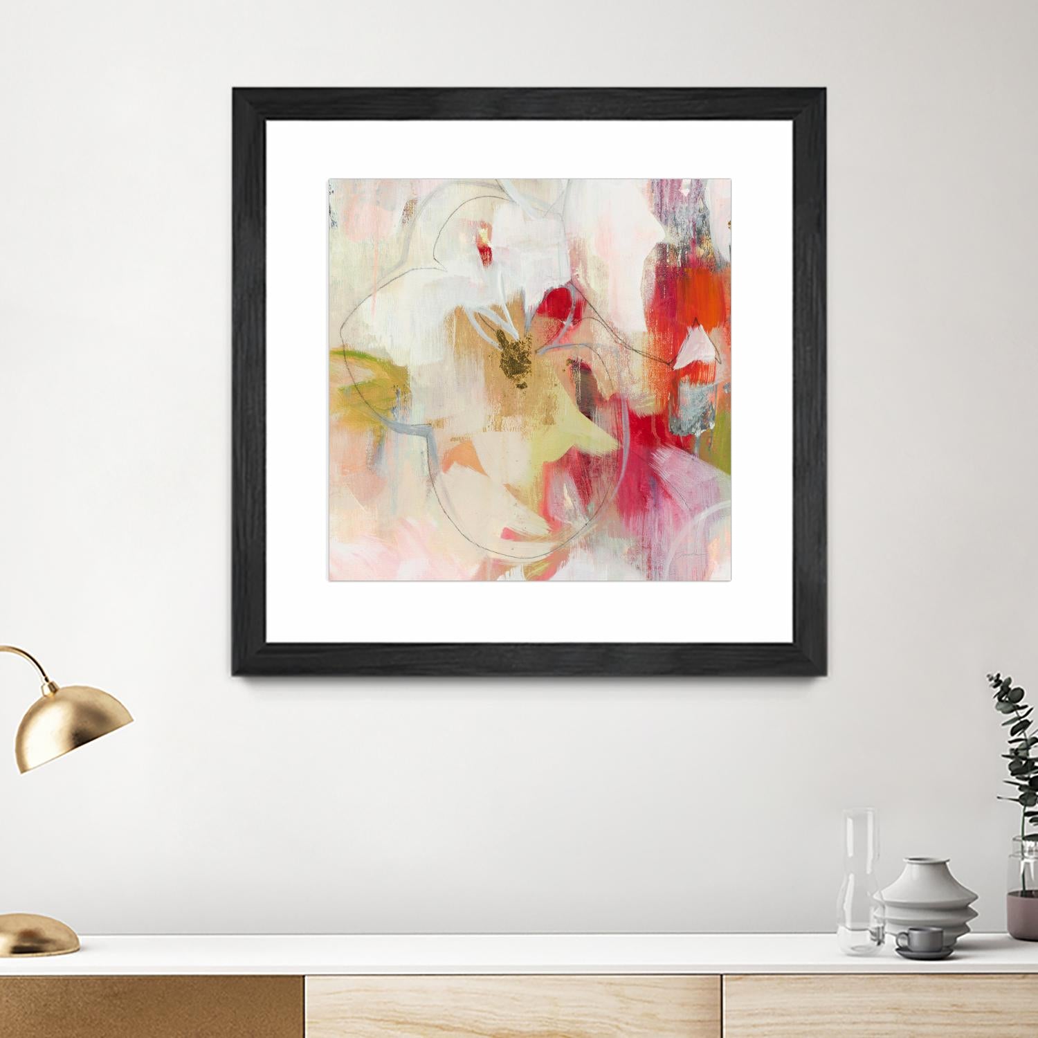 Fresh Start V5 by Liz Jardine on GIANT ART - whites & creams abstract white