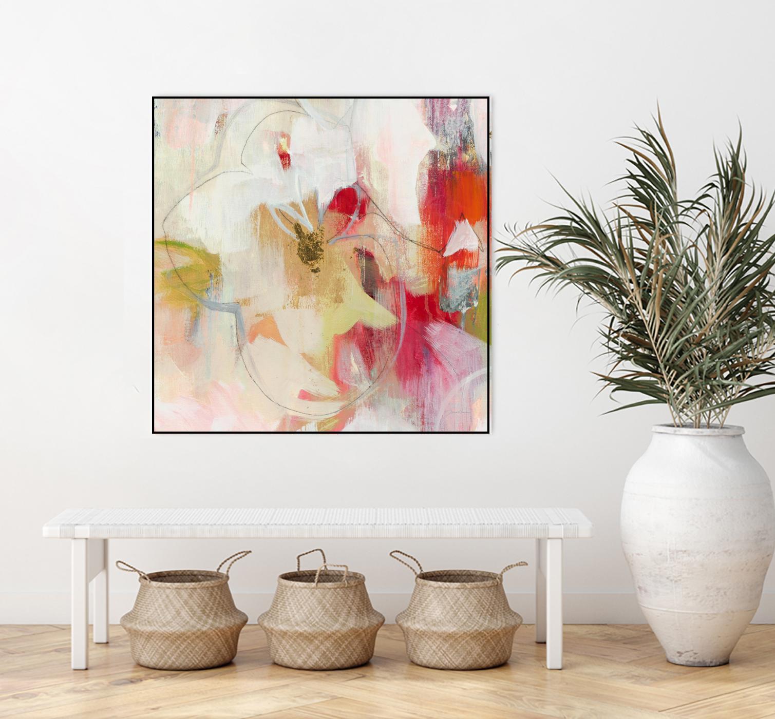 Fresh Start V5 by Liz Jardine on GIANT ART - whites & creams abstract white