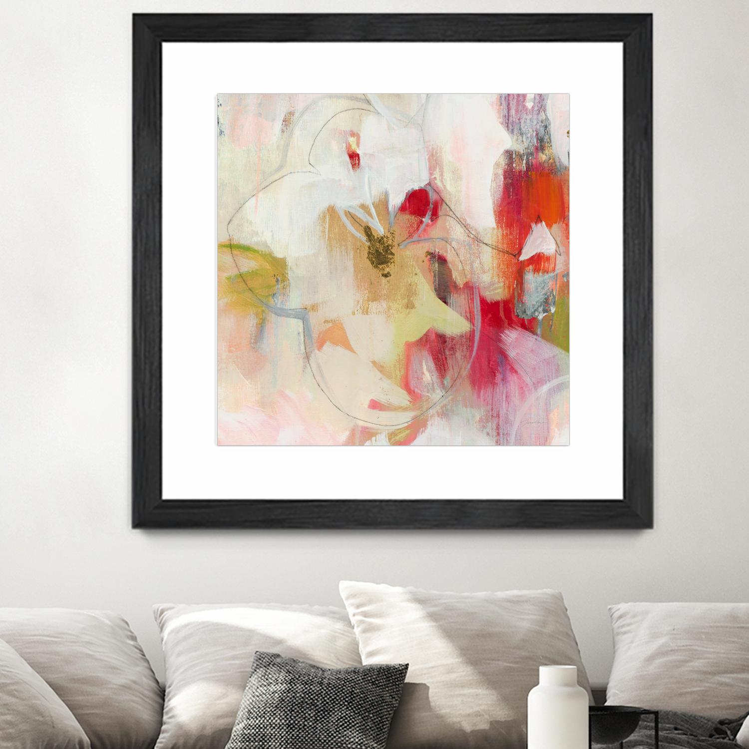 Fresh Start V5 by Liz Jardine on GIANT ART - whites & creams abstract white
