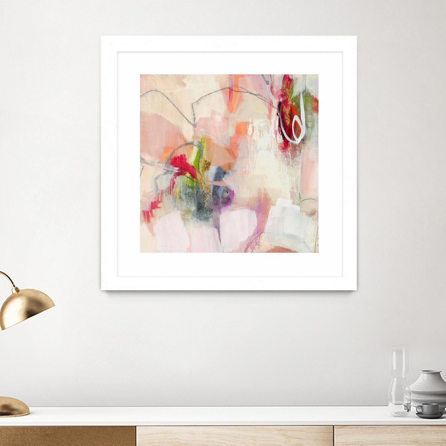 Fresh Start V7 by Liz Jardine on GIANT ART - whites & creams abstract white