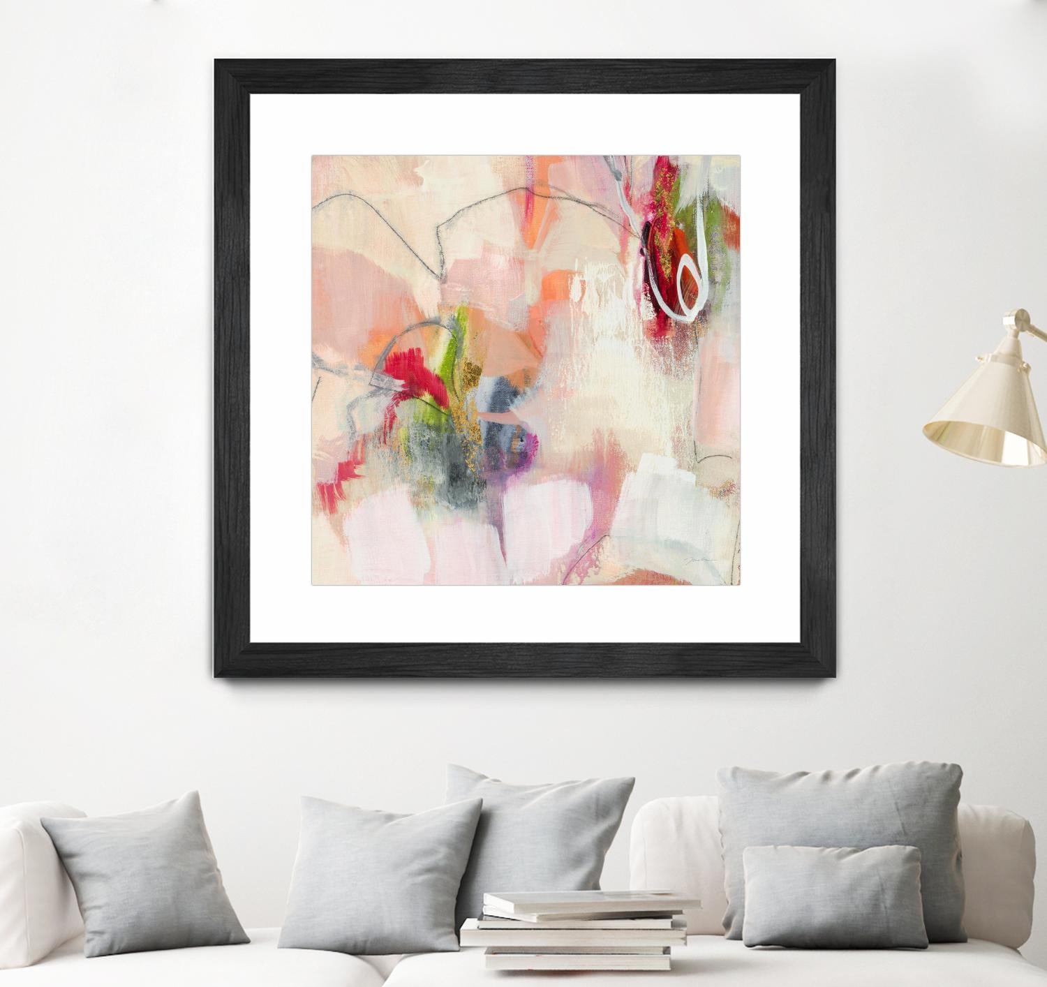Fresh Start V7 by Liz Jardine on GIANT ART - whites & creams abstract white