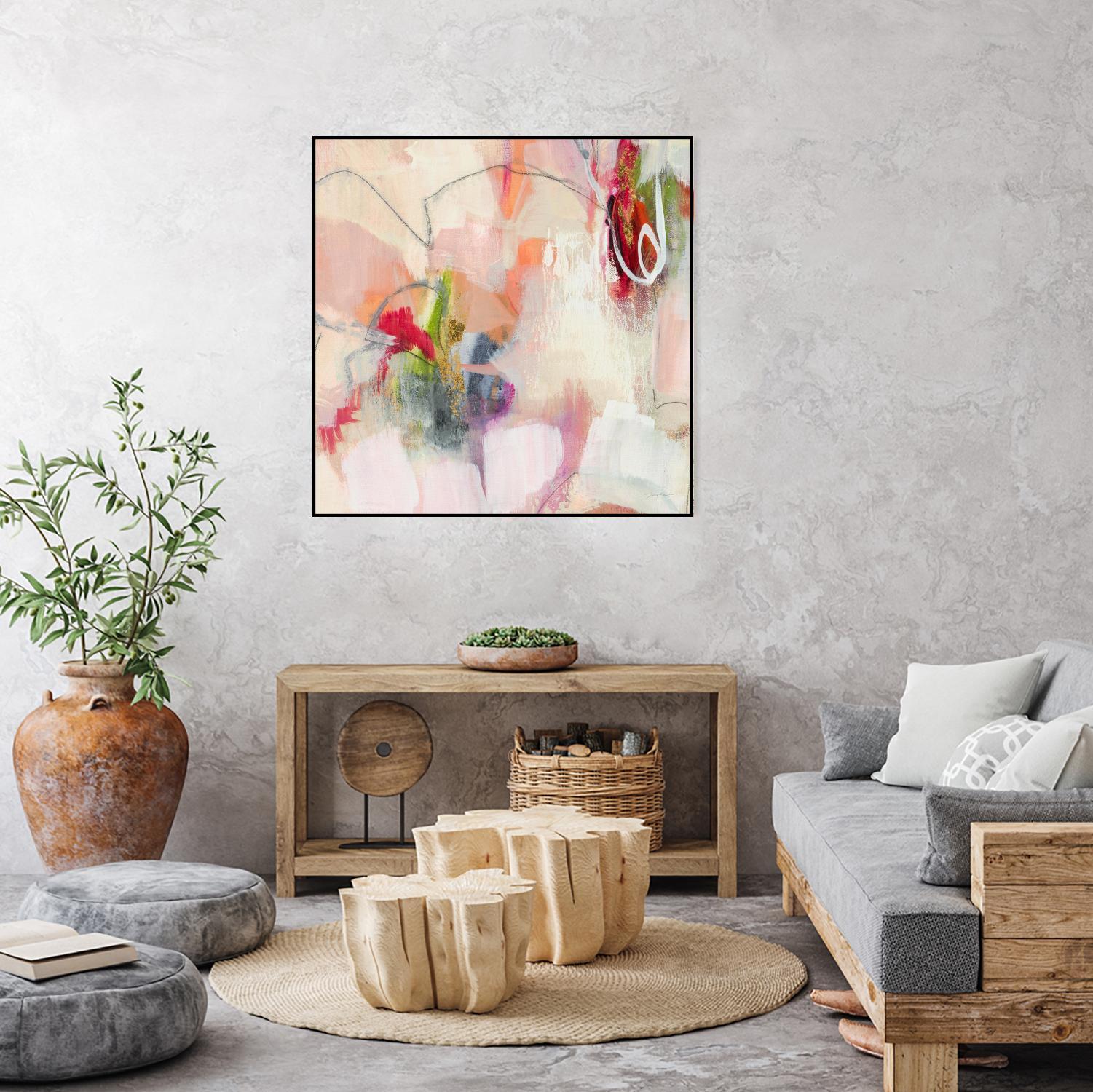 Fresh Start V7 by Liz Jardine on GIANT ART - whites & creams abstract white