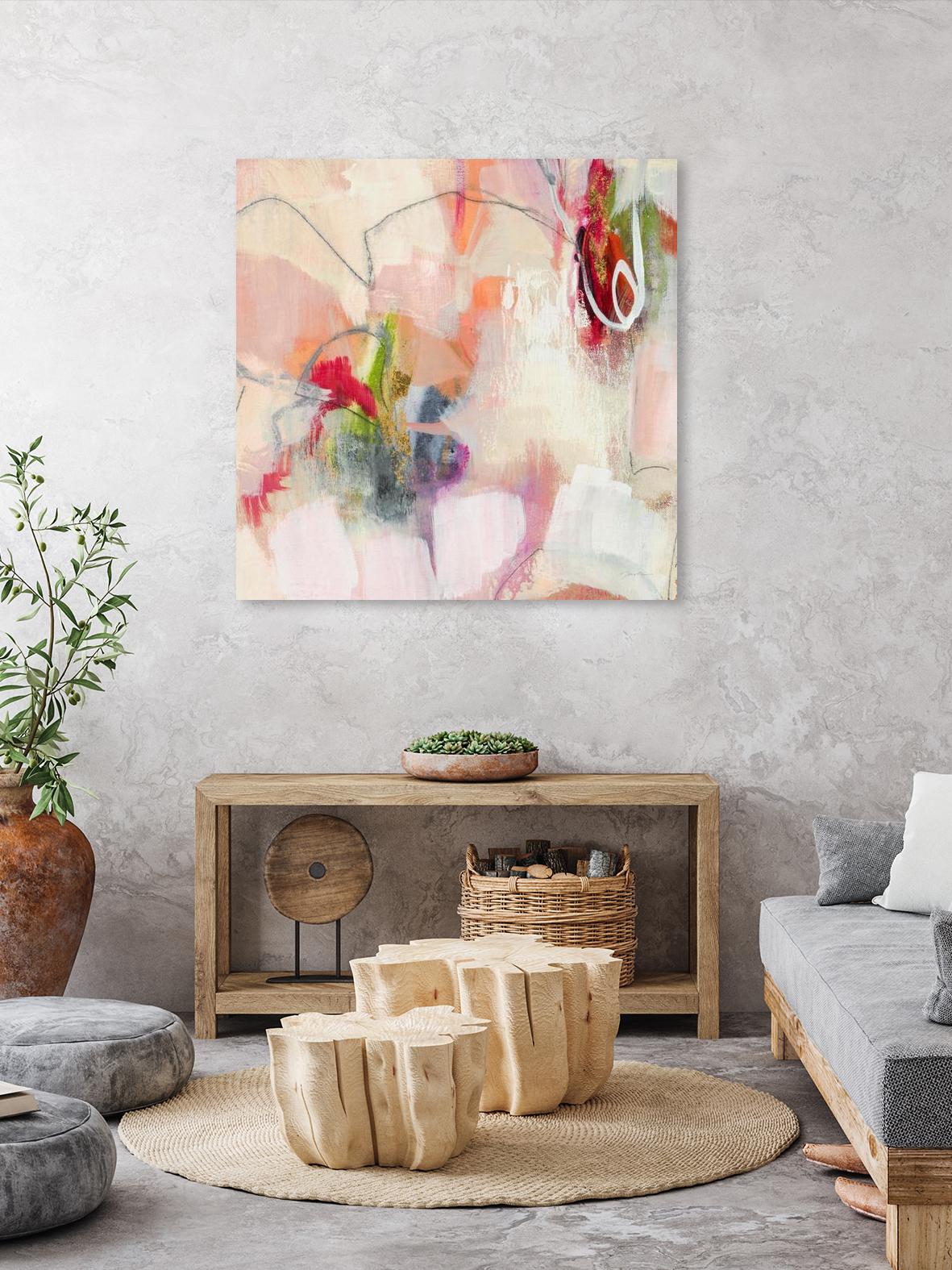 Fresh Start V7 by Liz Jardine on GIANT ART - whites & creams abstract white