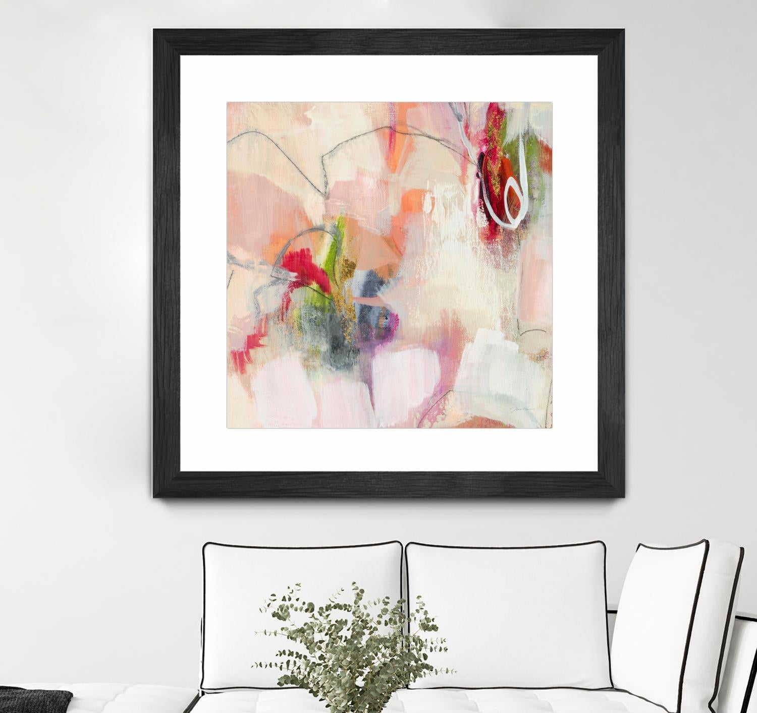 Fresh Start V7 by Liz Jardine on GIANT ART - whites & creams abstract white